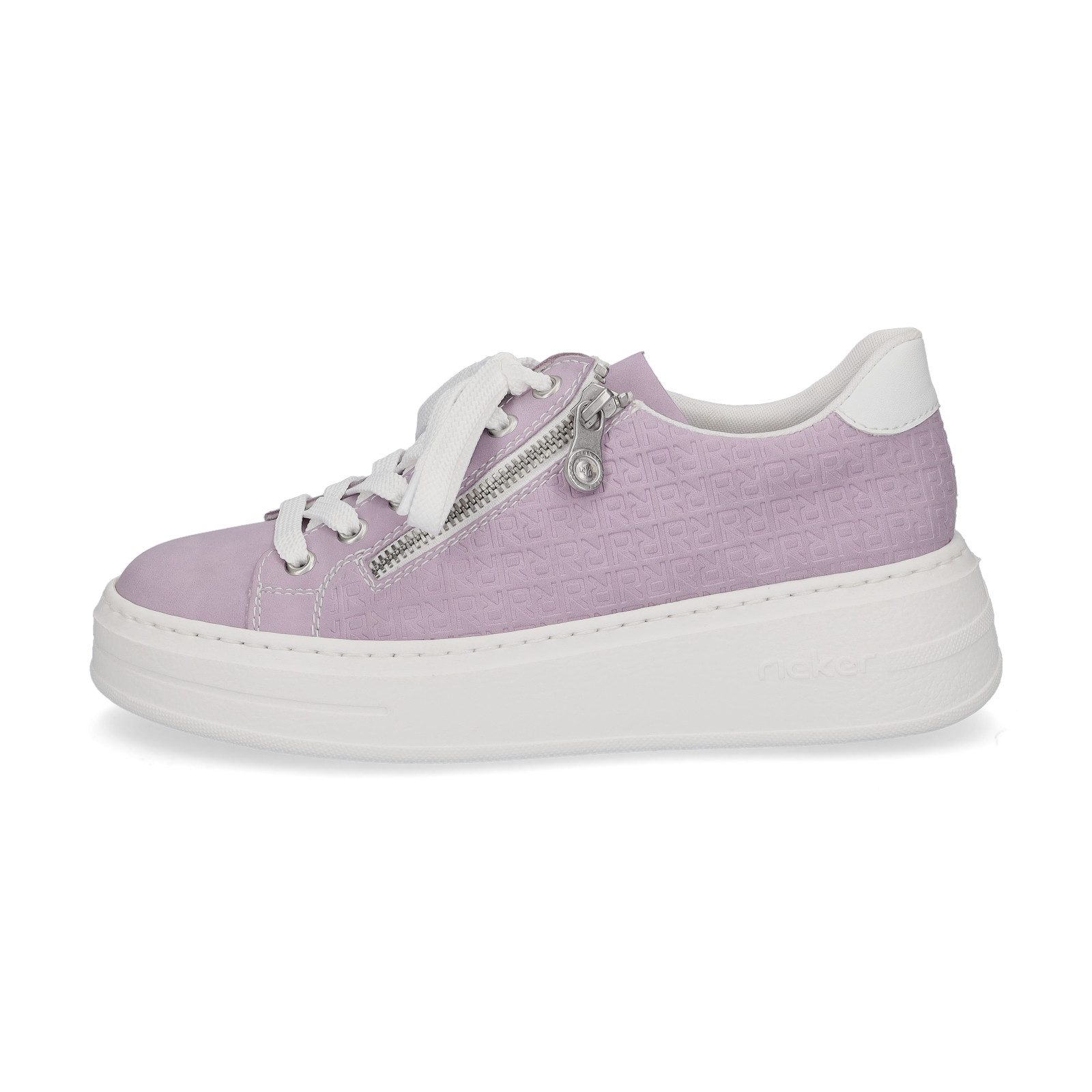 Rieker Rieker Damen Plateau Sneaker flieder Sneaker