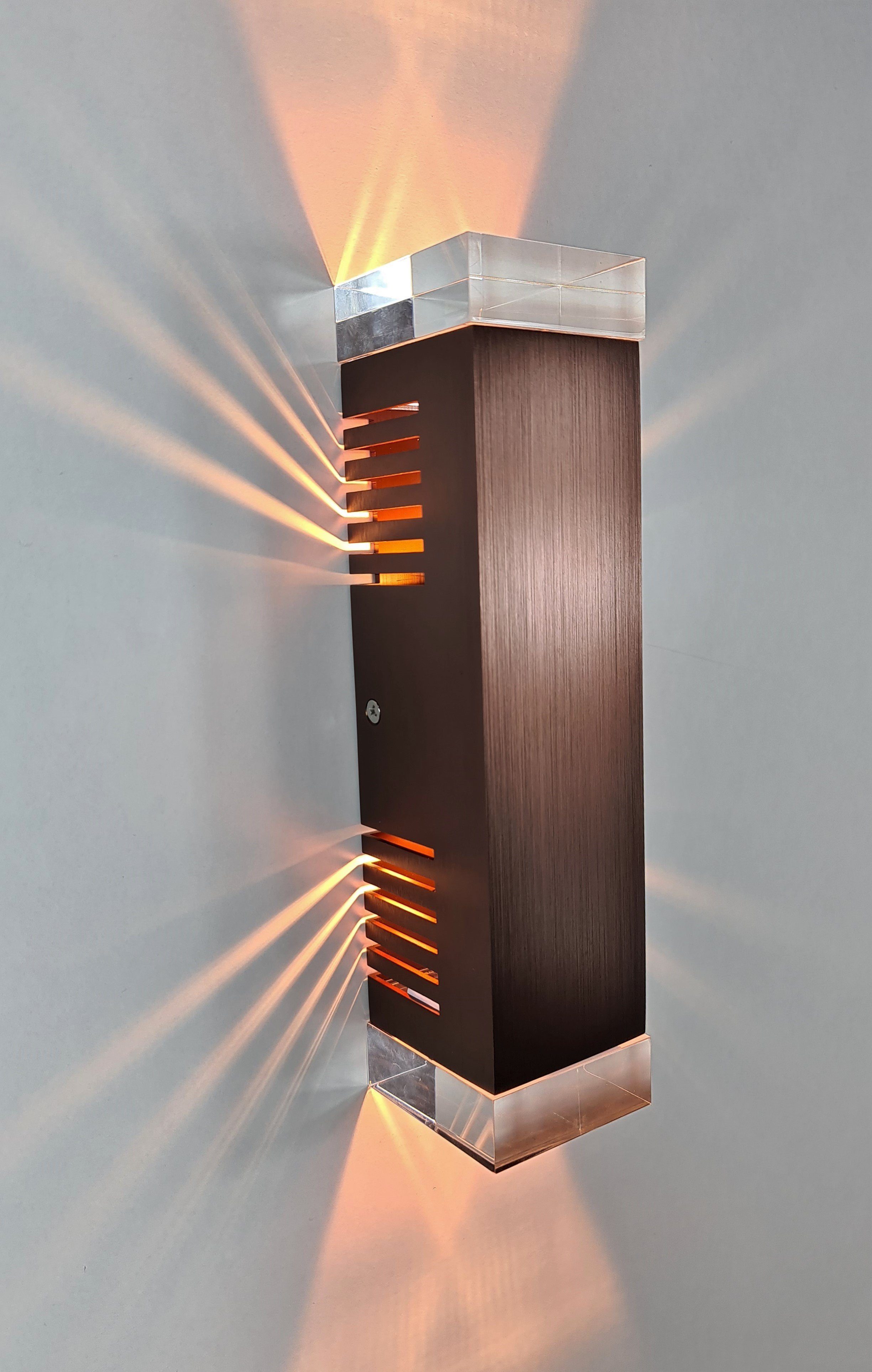 SpiceLED LED Wandleuchte Kupfer Edition, Warmweiß (2700 K), LED fest integriert, Warmweiß, 6 Watt