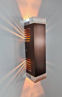 SpiceLED LED Wandleuchte Kupfer Edition, Warmweiß (2700 K), LED fest integriert, Warmweiß, indirekte Beleuchtung, dimmbar, schatteneffekt