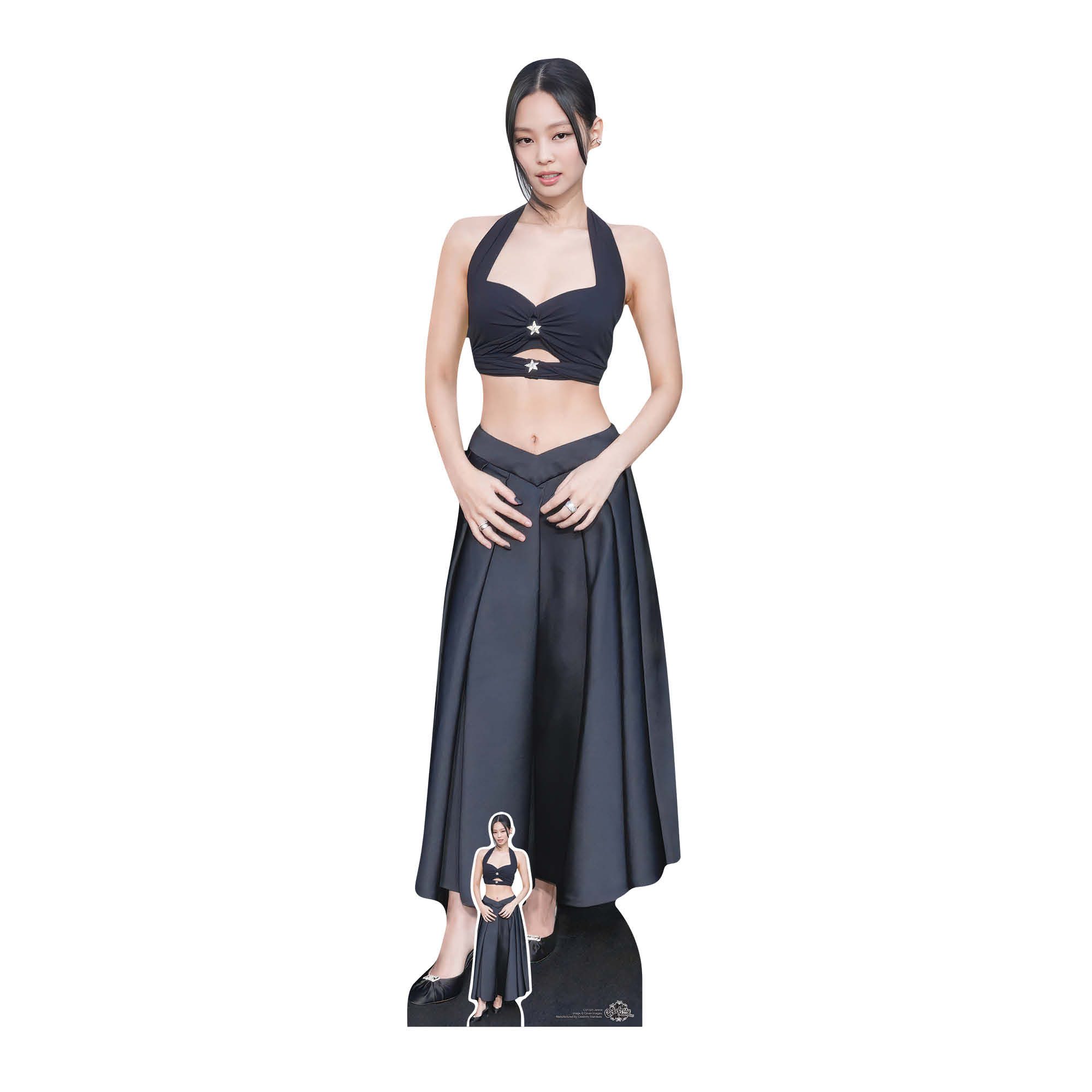 Dekofigur Jennie - Pappaufsteller K-Pop - 48x170 cm