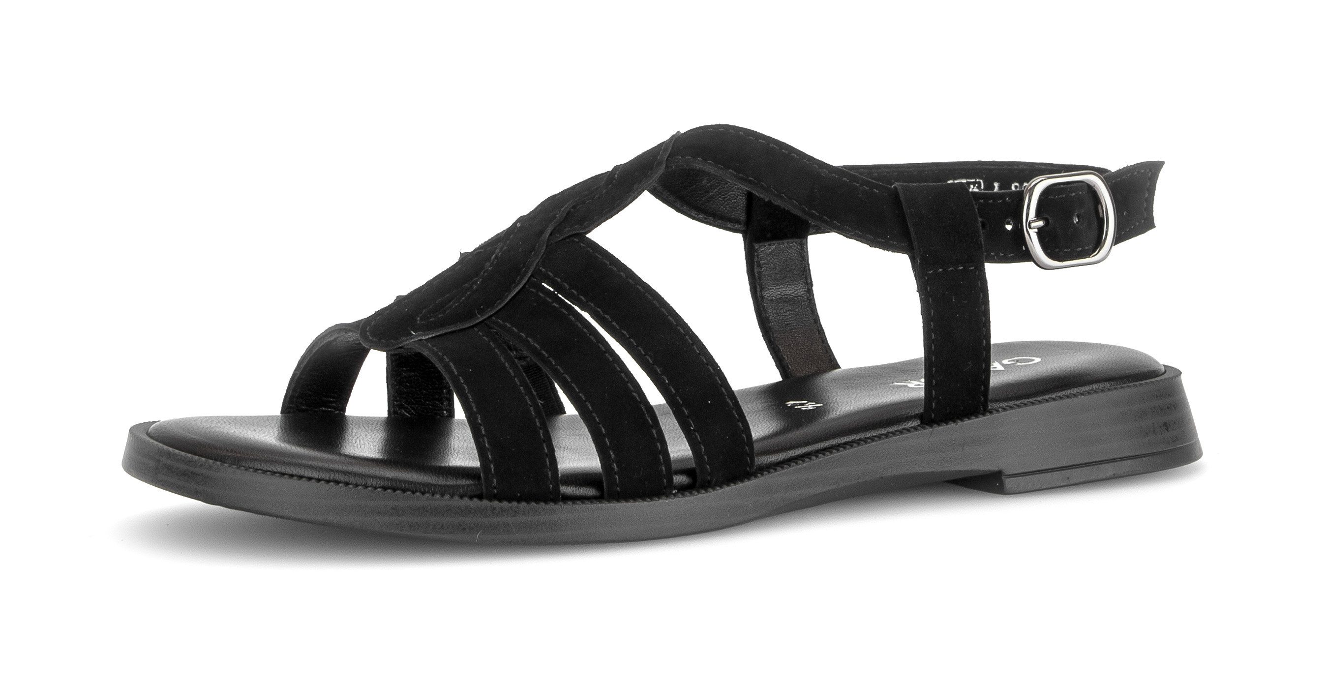 Gabor Riemchensandale Blockabsatz, Sandalette, Sommerschuh mit verstellbarer Schnalle