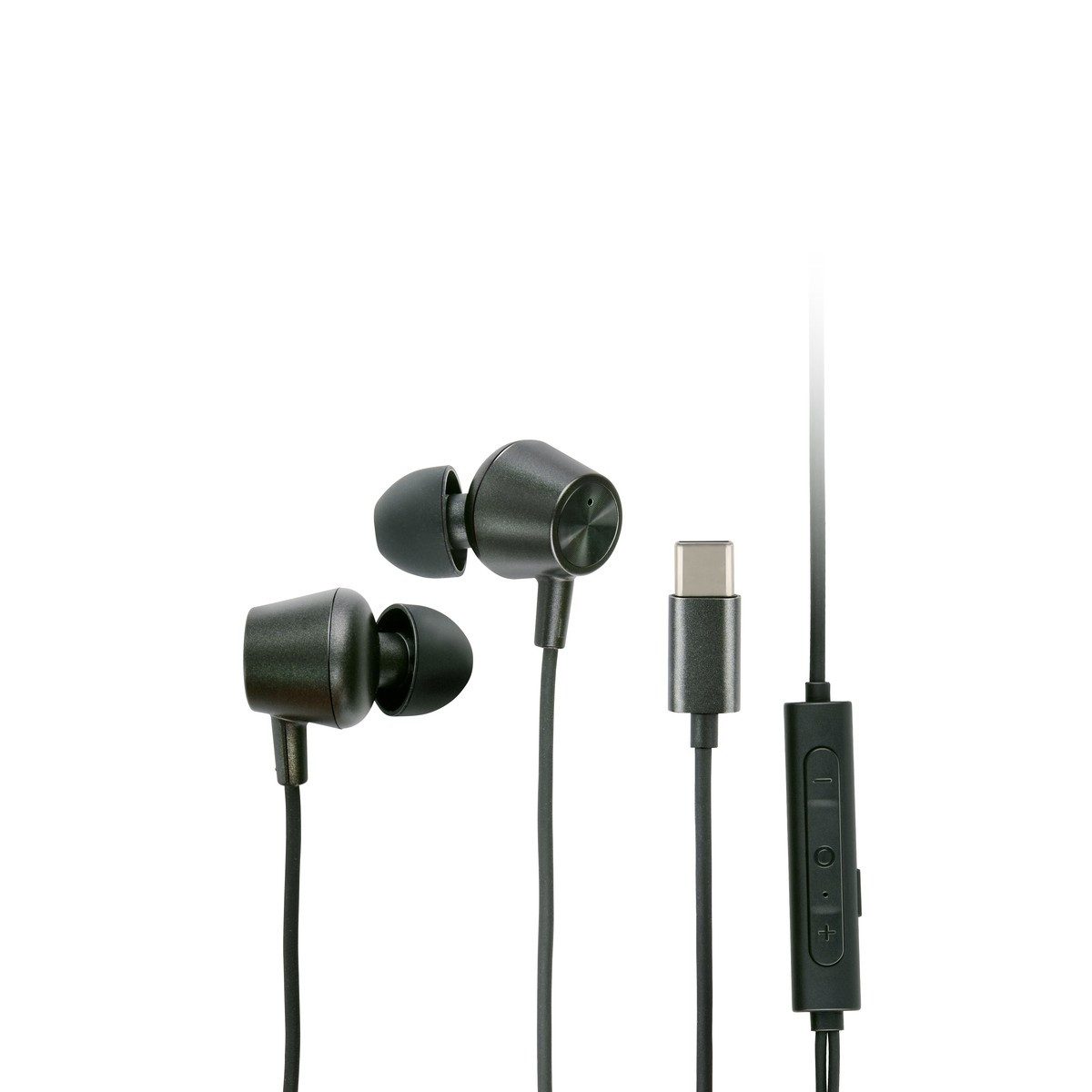 Grundig Grundig USBC Kopfhörer 120cm - Schwarz In-Ear-Kopfhörer