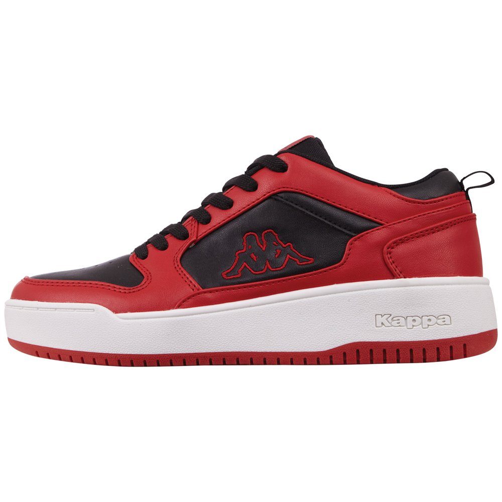 Kappa Sneaker mit angesagter Plateausohle red-black | Sneaker low