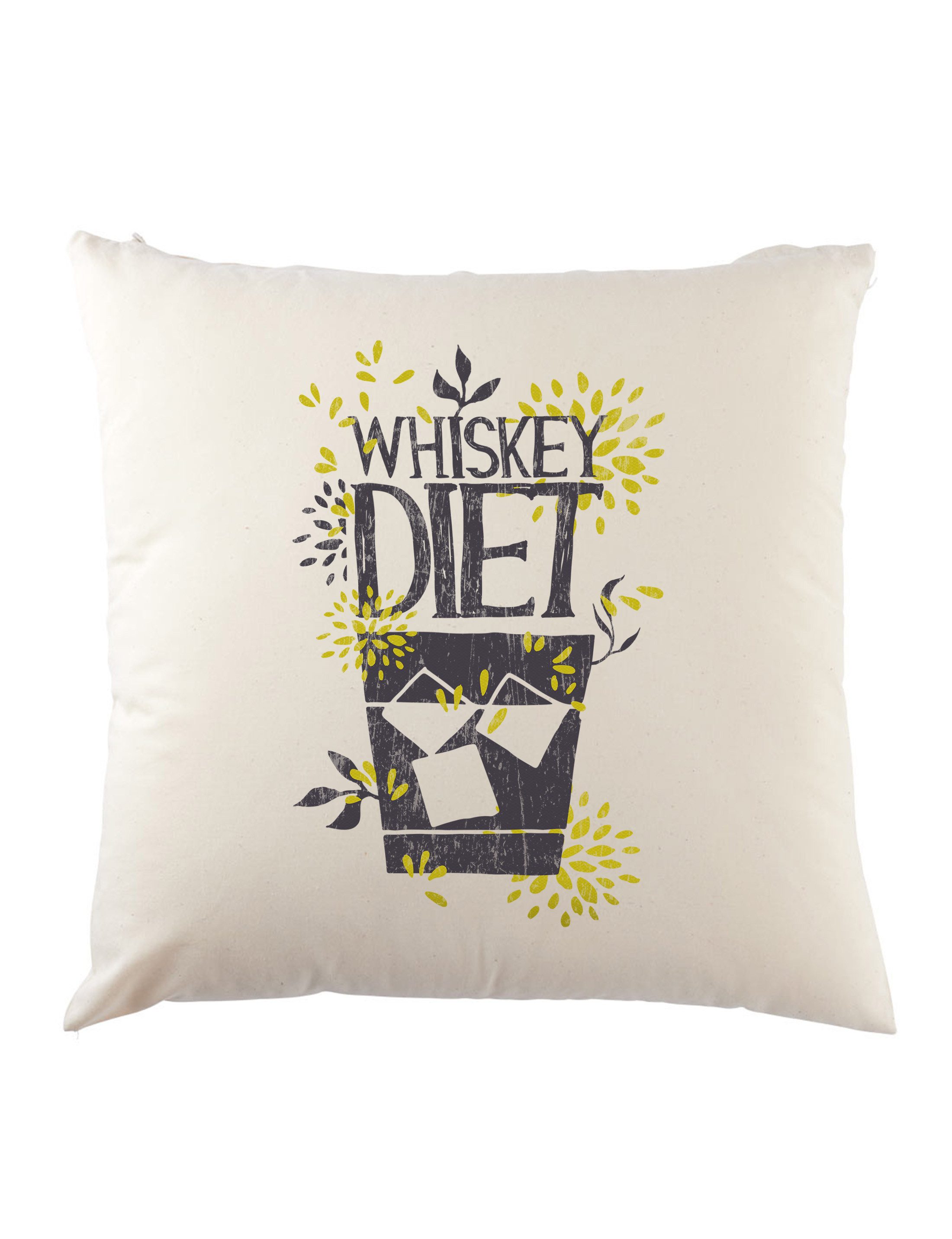 Urban Backwoods Dekokissen Whisky Diet Dekokissen Whiskey Single Malt Bourbon Scotch Diät Jim, Jack Irish Alkohol Betrunken