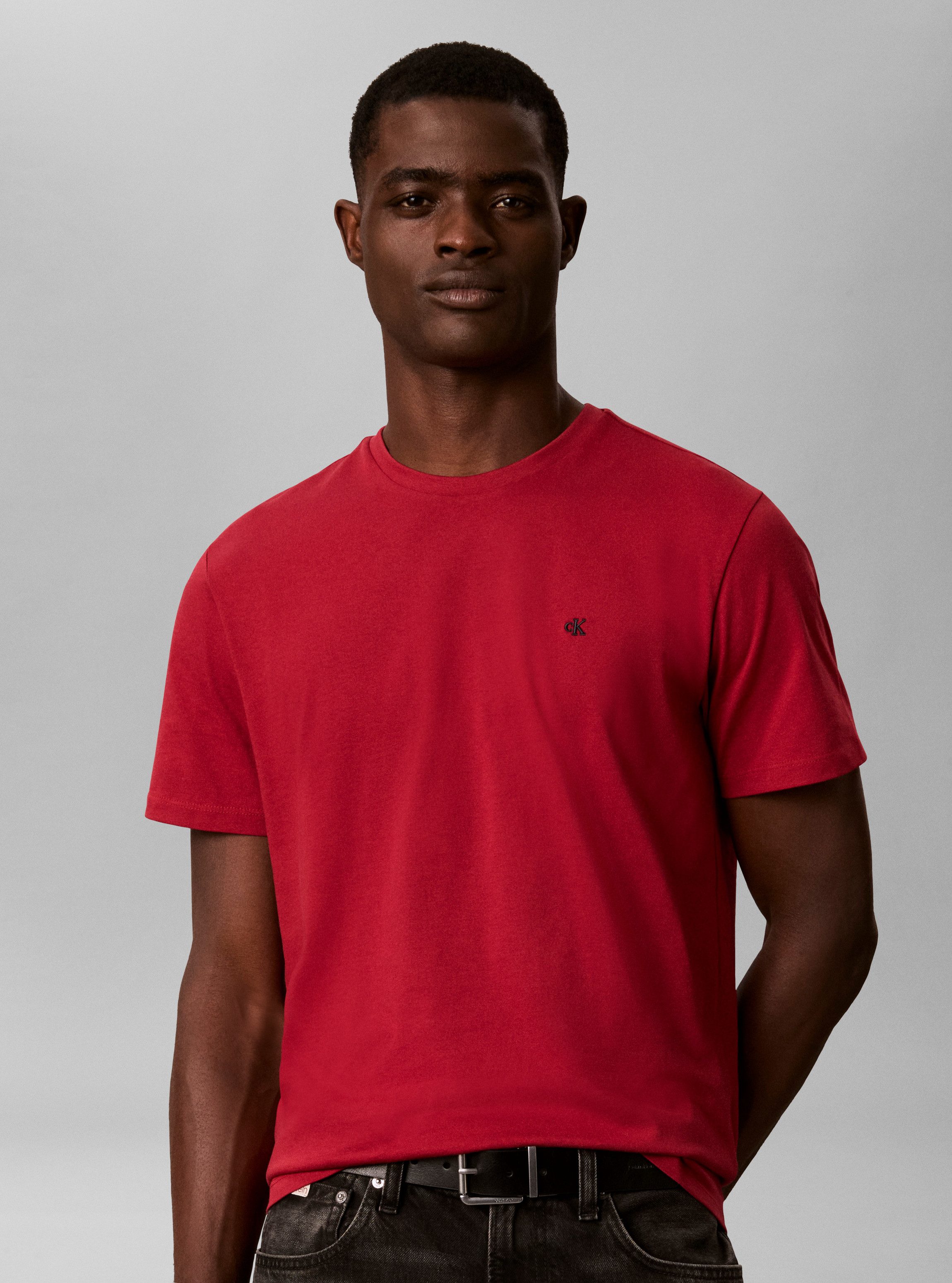 Calvin Klein Jeans T-Shirt CLASSIC MONOGRAM TEE Regular fit mit Rundhalsausschnitt