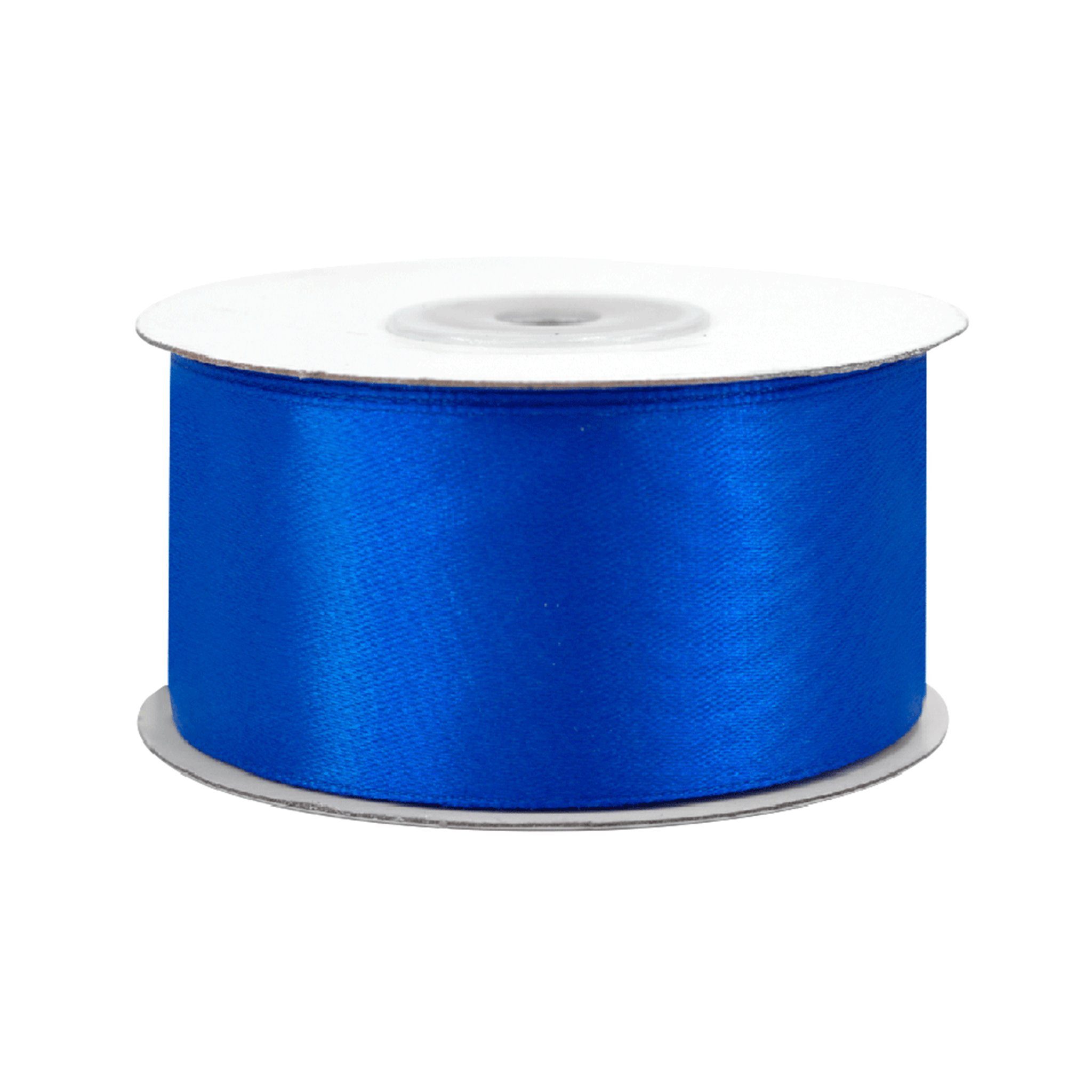 Creativery Satinband, Satinband 38mm x 25m Rolle Blau