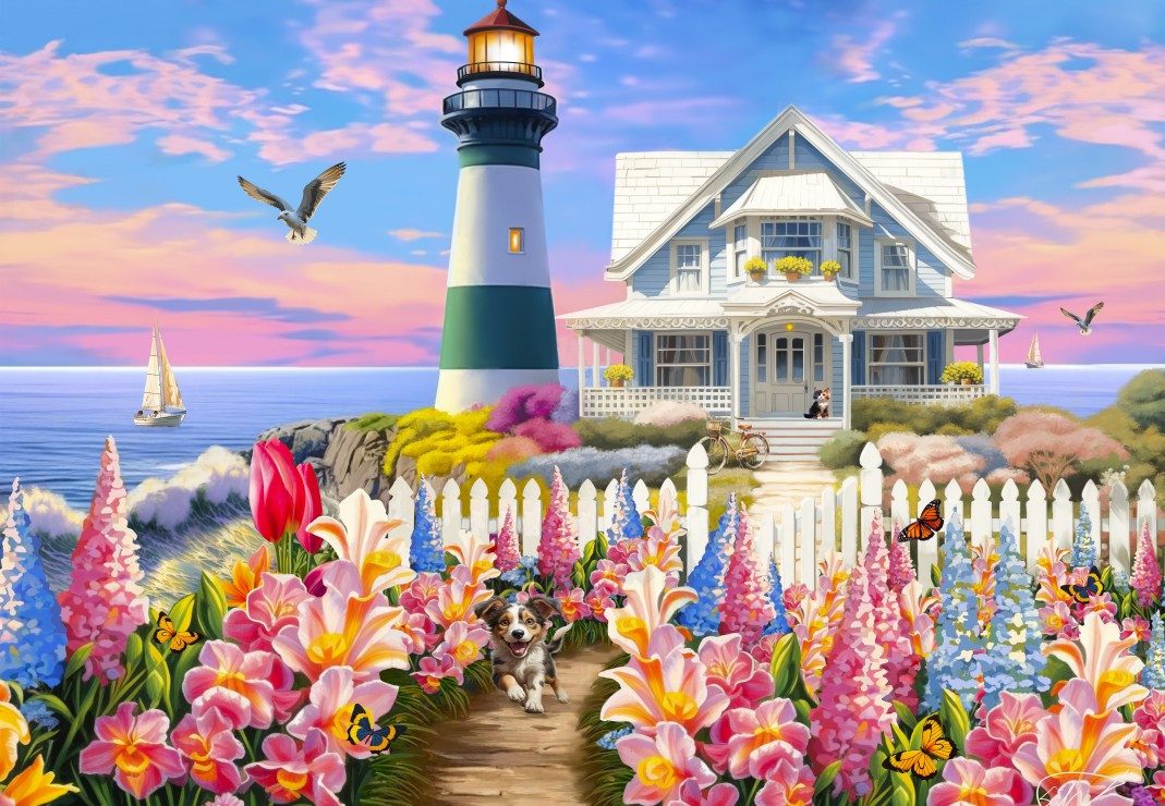 Bluebird Puzzle Puzzle Heaven By The Ocean, Puzzleteile günstig online kaufen