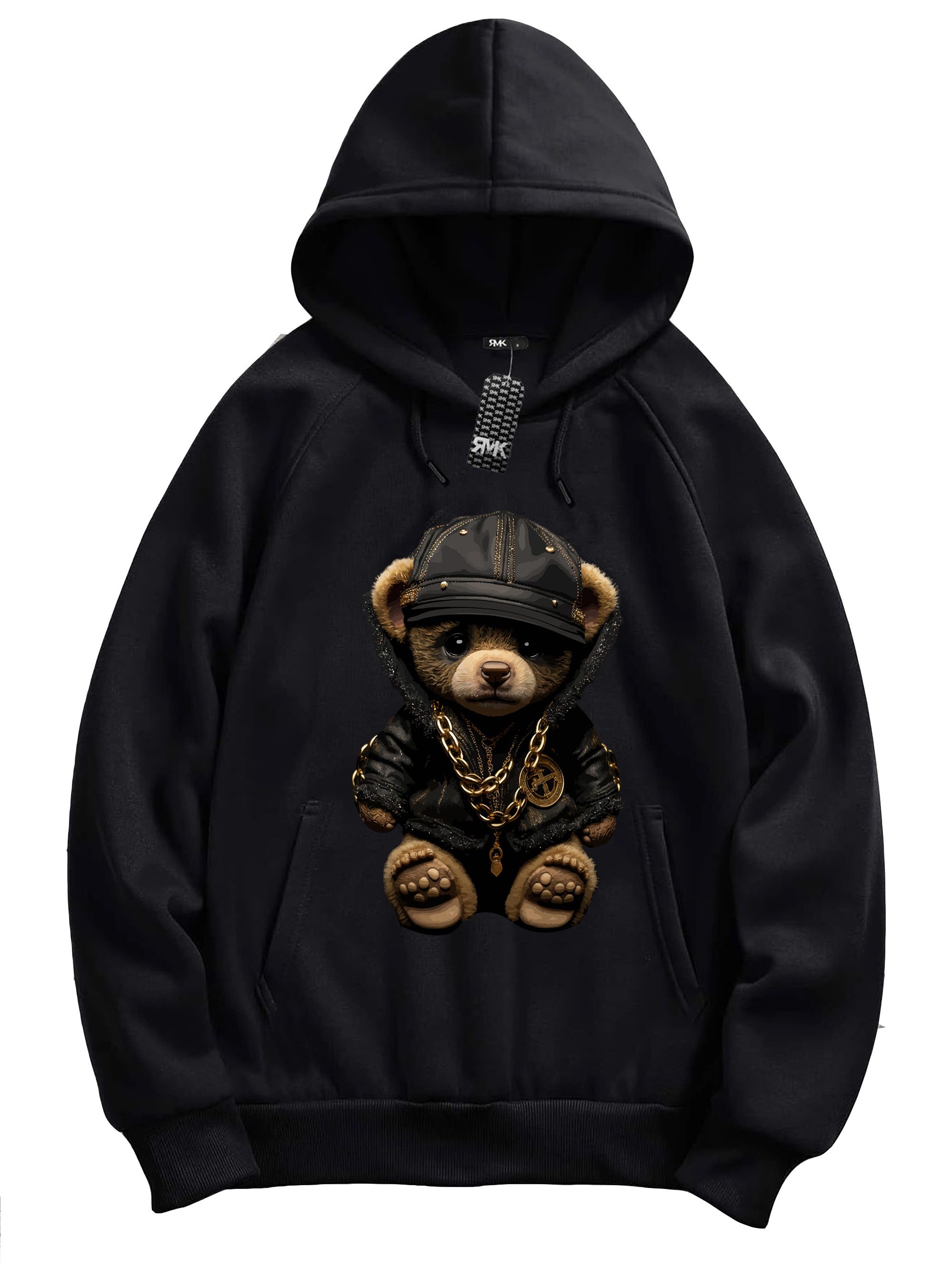 RMK Hoodie Herren Pullover Pulli Kapuzenpullover Sweatshirt Gangster Teddy günstig online kaufen