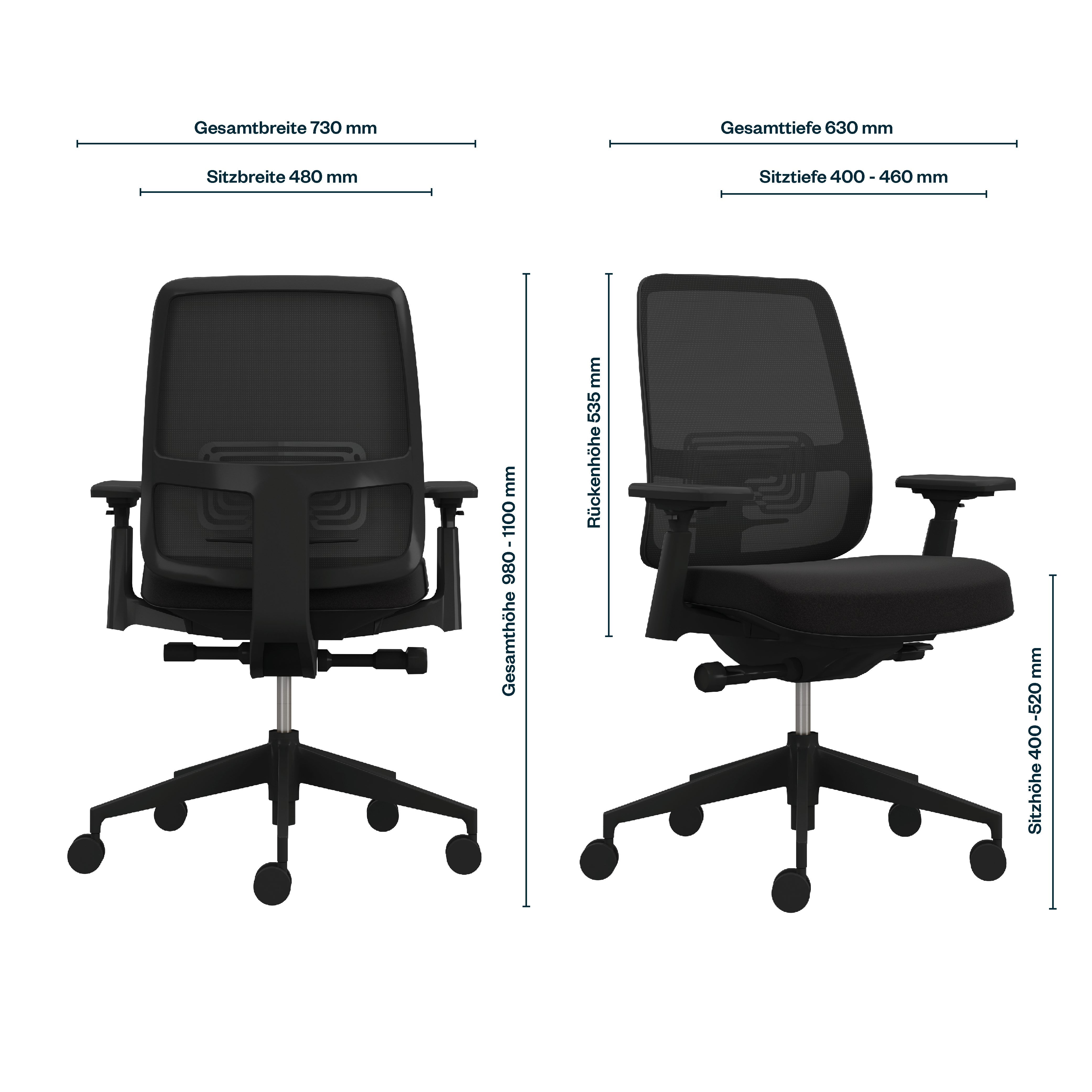 Haworth Drehstuhl Lively, ergonomisch, bequemer – Bürodrehstuhl Bürostuhl