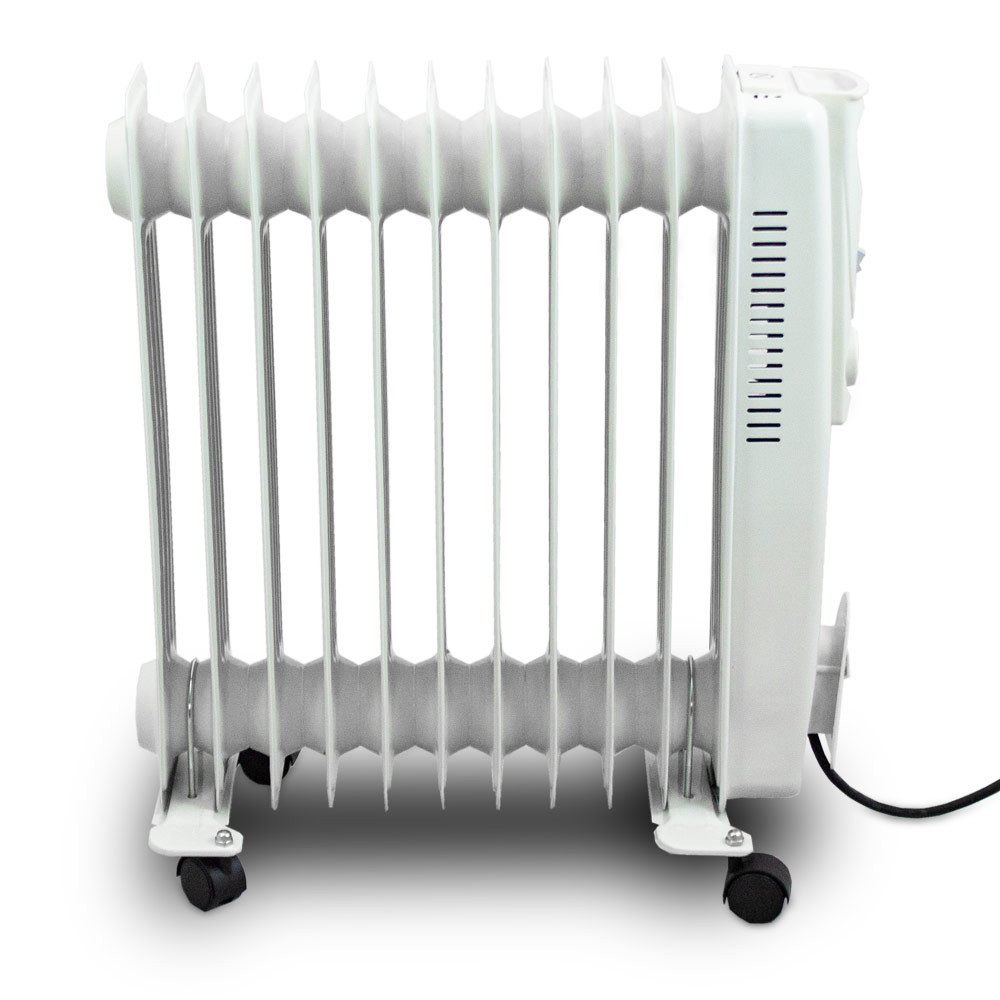 MS-Point Ölradiator Kepland 2500W Ölradiator Weiß