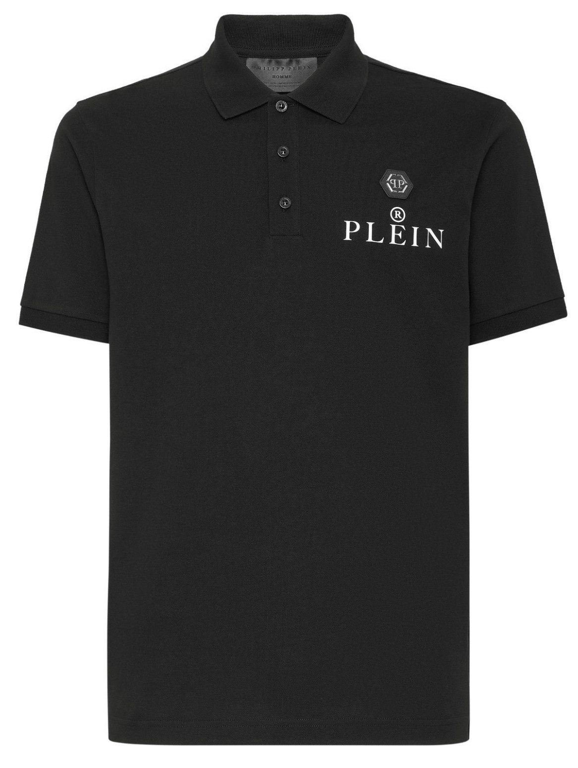 PHILIPP PLEIN Poloshirt mit Der Totenkopf-Print und das ikonische Hexagon-L günstig online kaufen