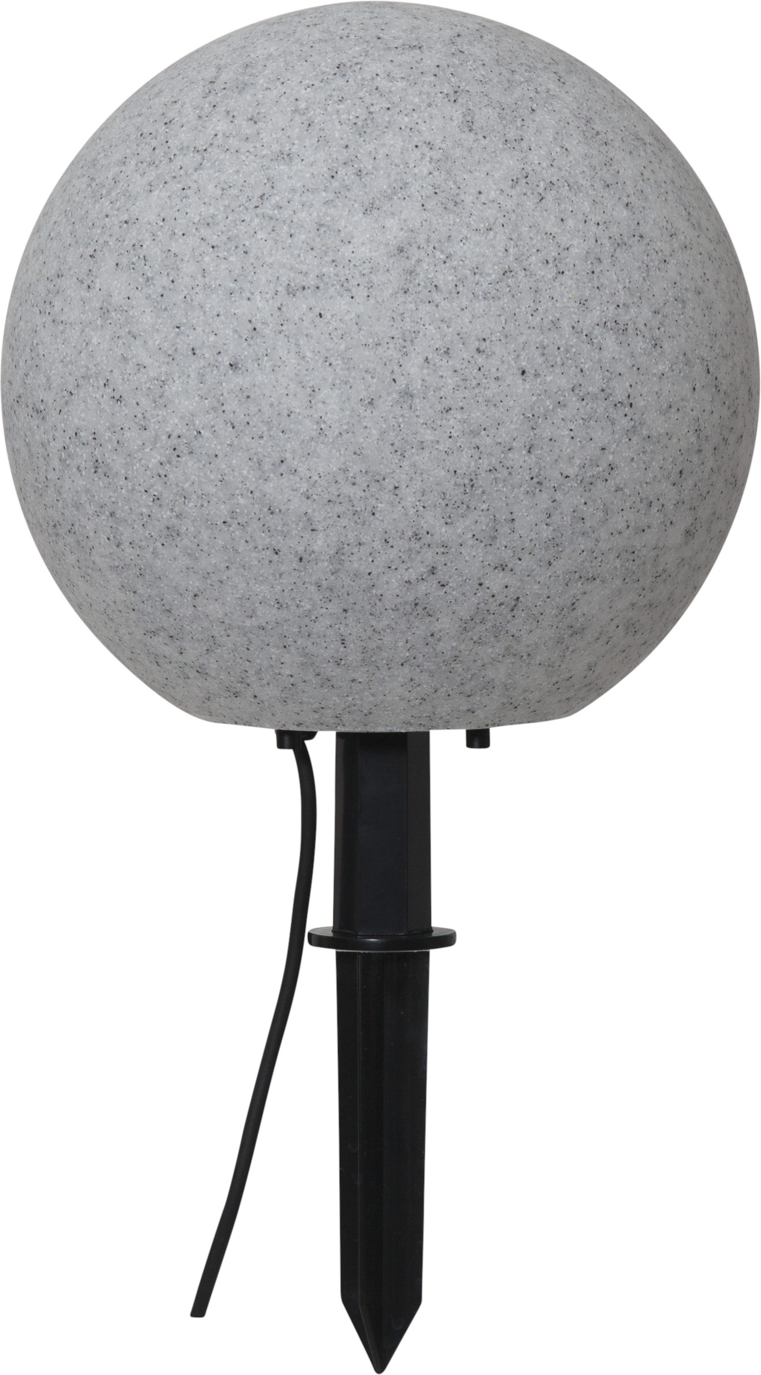 STAR TRADING Dekolicht Außendekoration Stone, Leuchtmittel wechselbar, Steinoptik, E27-Fassung, max 25 W, 5 m Kabel, IP65