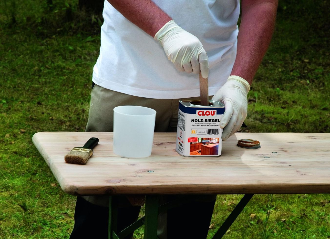 CLOU Holzlack Clou Holz Siegel 250 ml seidenmatt