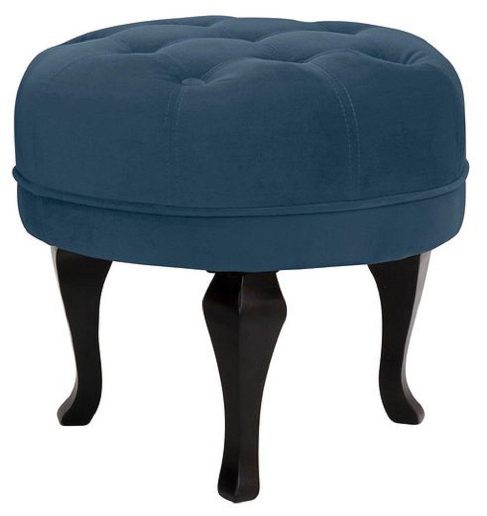 loft24 Sessel Dante (Sessel mit Hocker), mit Hocker, Samtbezug