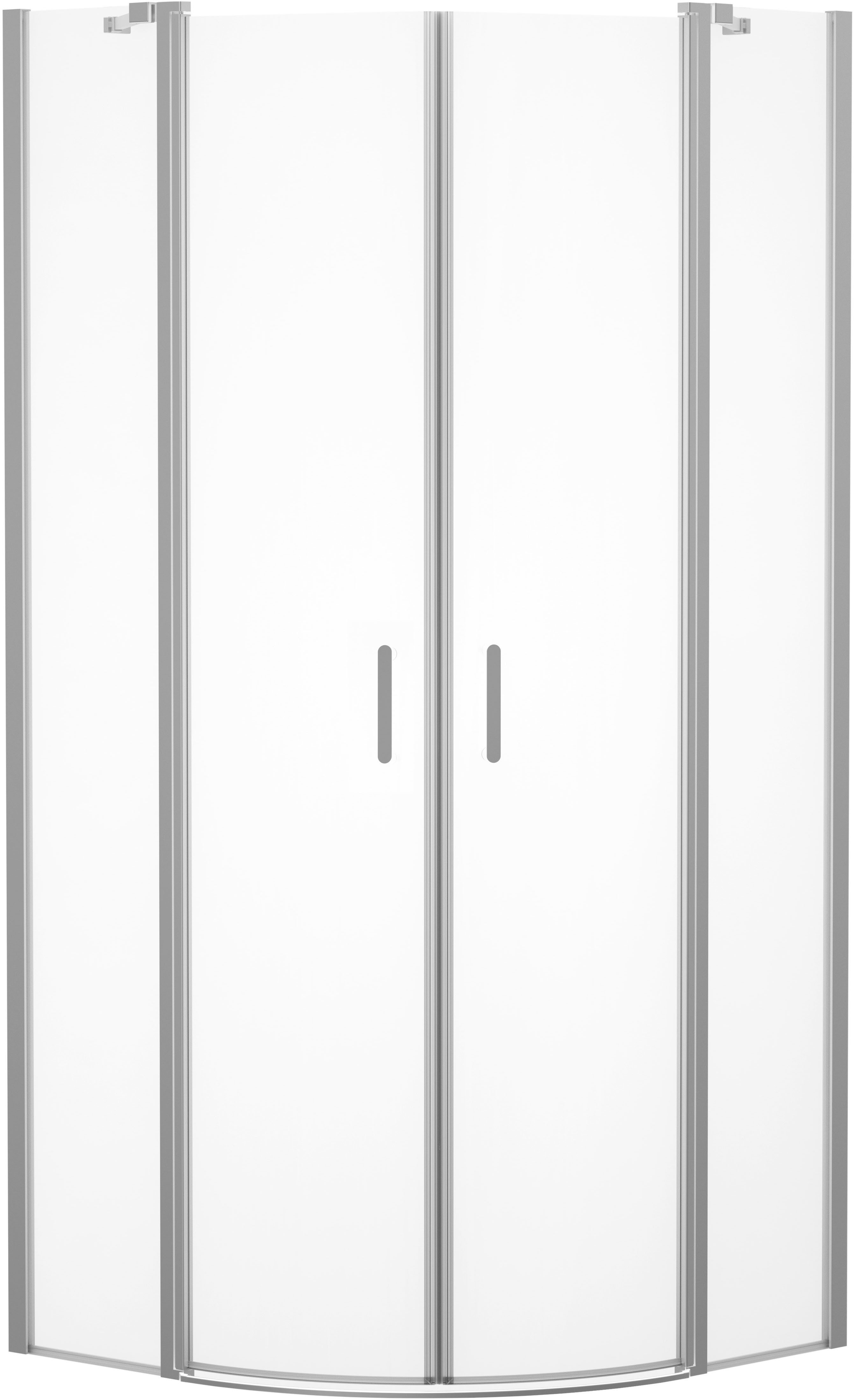 Marwell Runddusche Neptun II, BxT: 90x90 cm, mit Drehtür