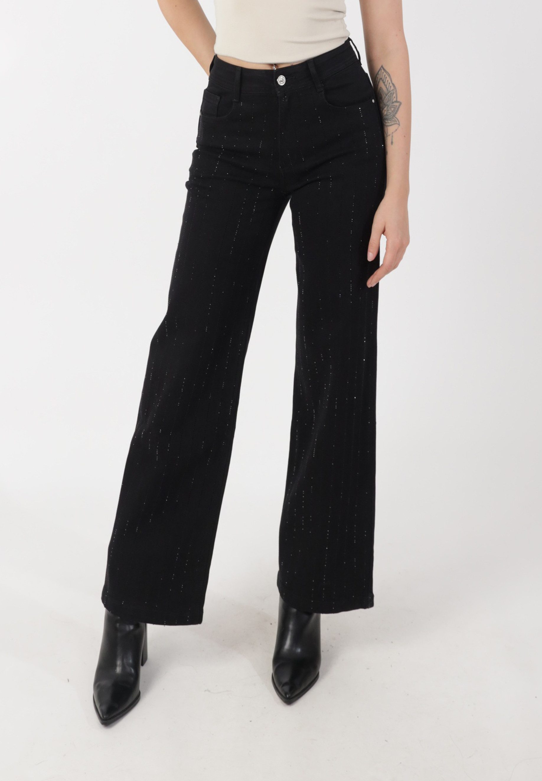 Elara Stoffhose Elara Damen Hose (1-tlg)