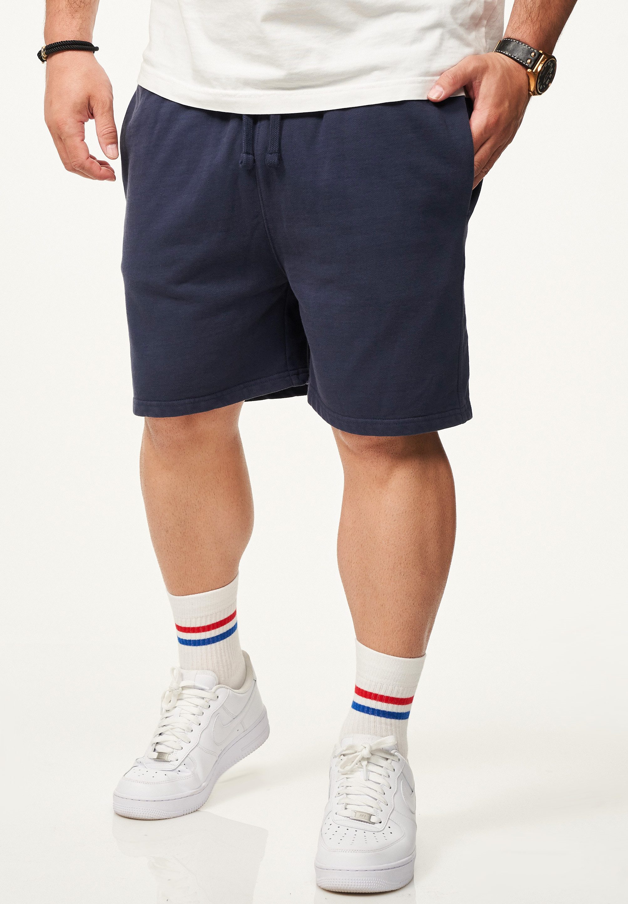 Sweatshorts im lockeren Relaxed-Fit aus 100% Baumwolle für Herren