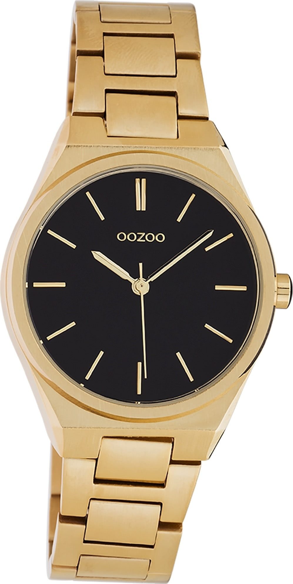 OOZOO Quarzuhr Oozoo Unisex Armbanduhr Timepieces Analog, (Analoguhr), Damen, Herrenuhr rund, mittel (34mm), Metallarmband rosegold, Fashion