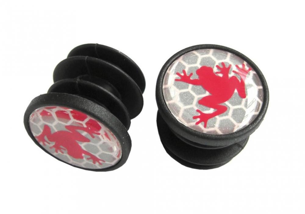 SRAM Fahrradlenker SRAM Lenkerendkappen Make the Leap Road - 2 Stück, Frosch Logo, 39 g