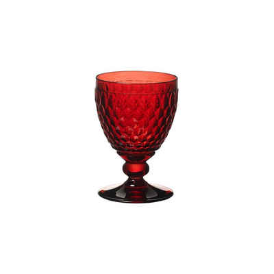 Villeroy & Boch Rotweinglas Boston Coloured Rotweinglas Rot, Glas