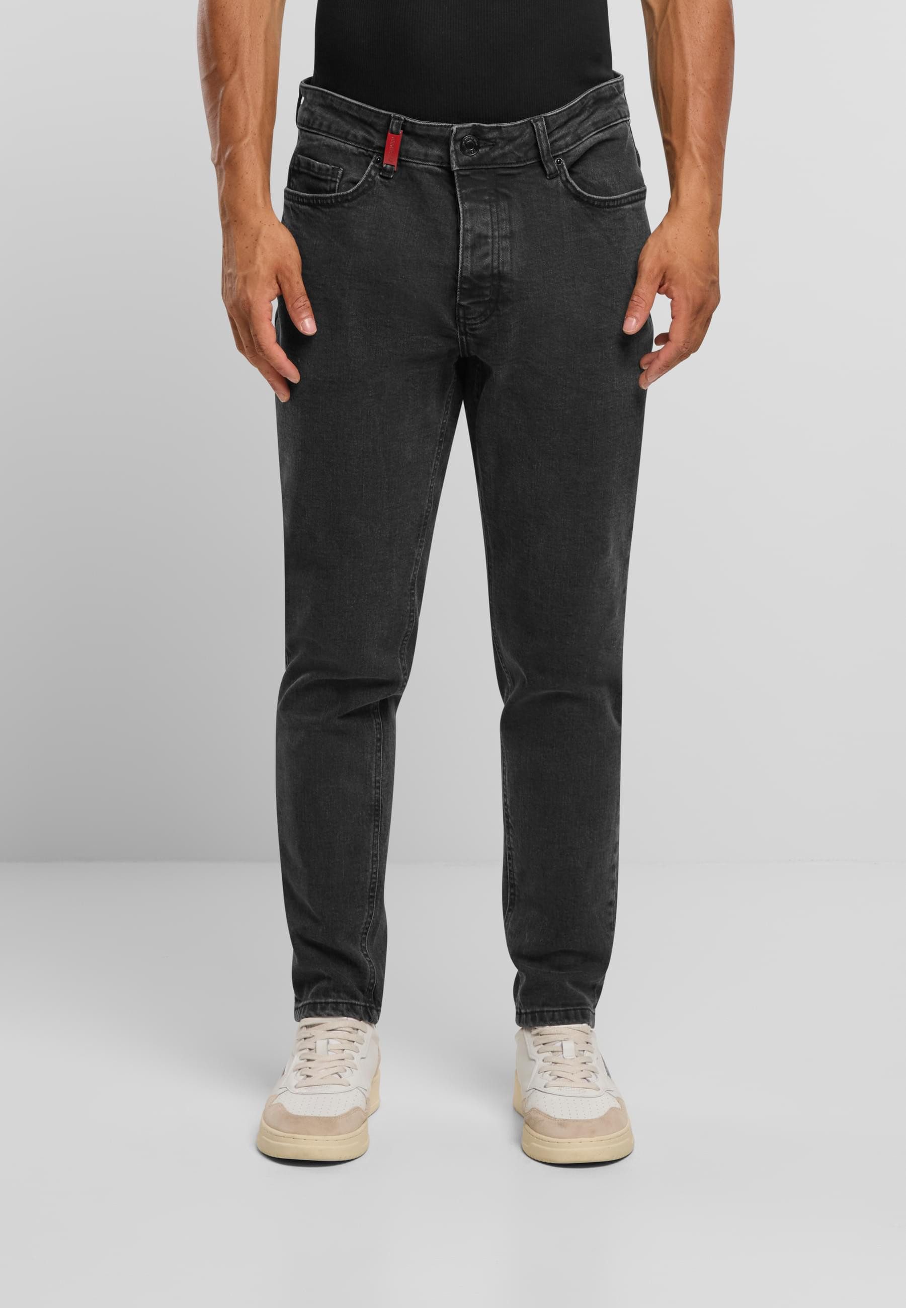 2Y Premium Bequeme Jeans 2Y Premium Herren 2Y Basic Slim Fit Denim (1-tlg)