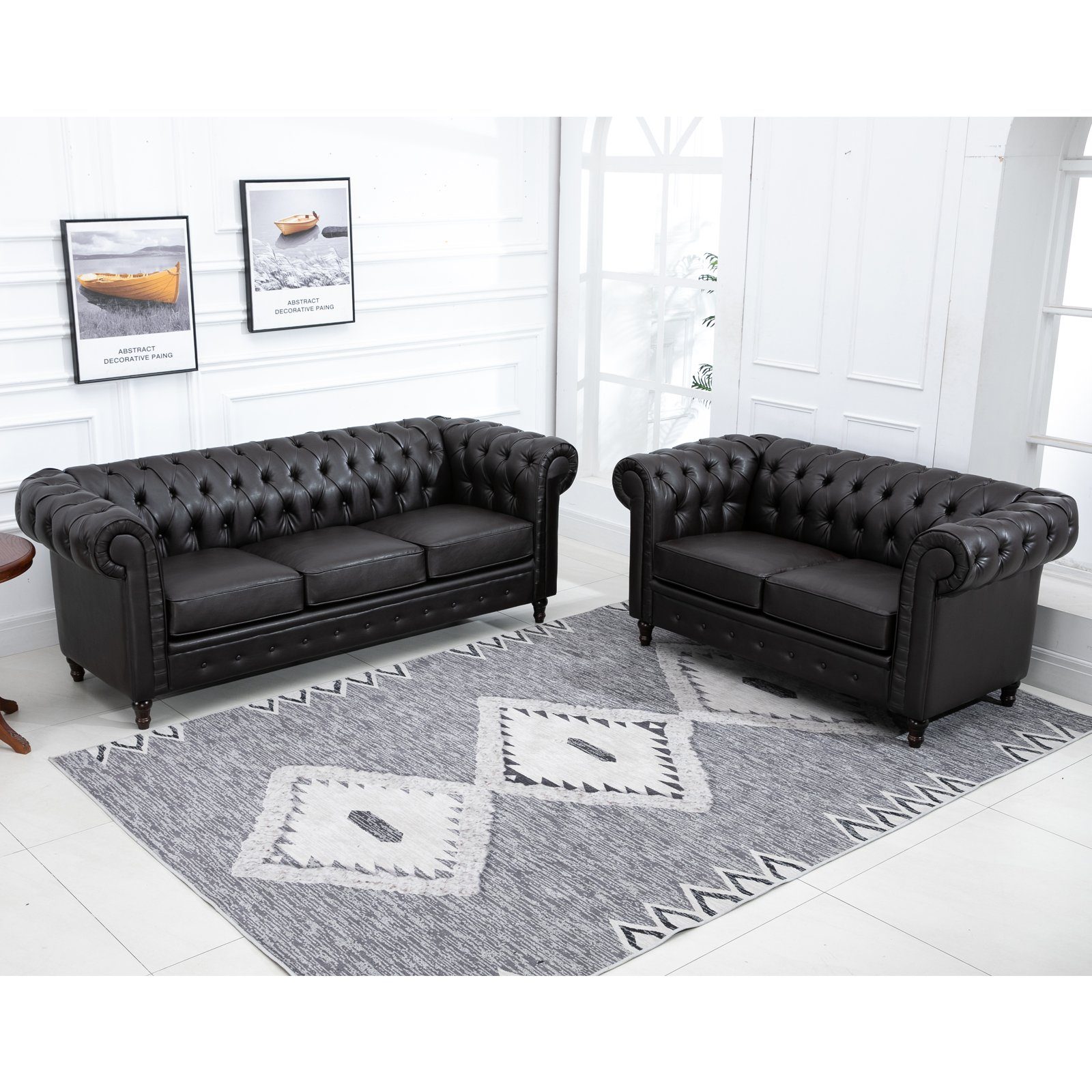 HOMCOM 2-Sitzer -Sofa