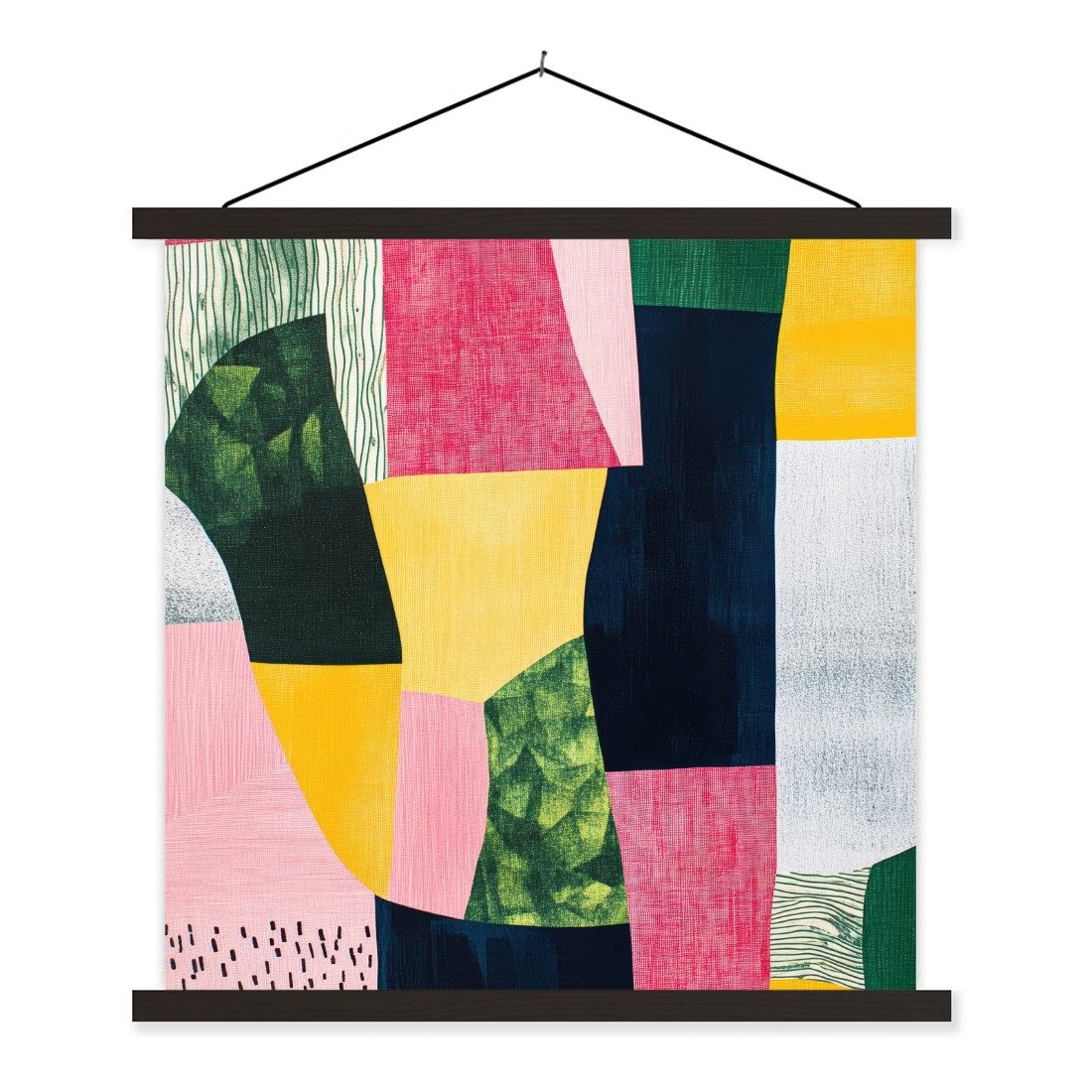 MuchoWow Poster Abstrakt - Rosa - günstig online kaufen