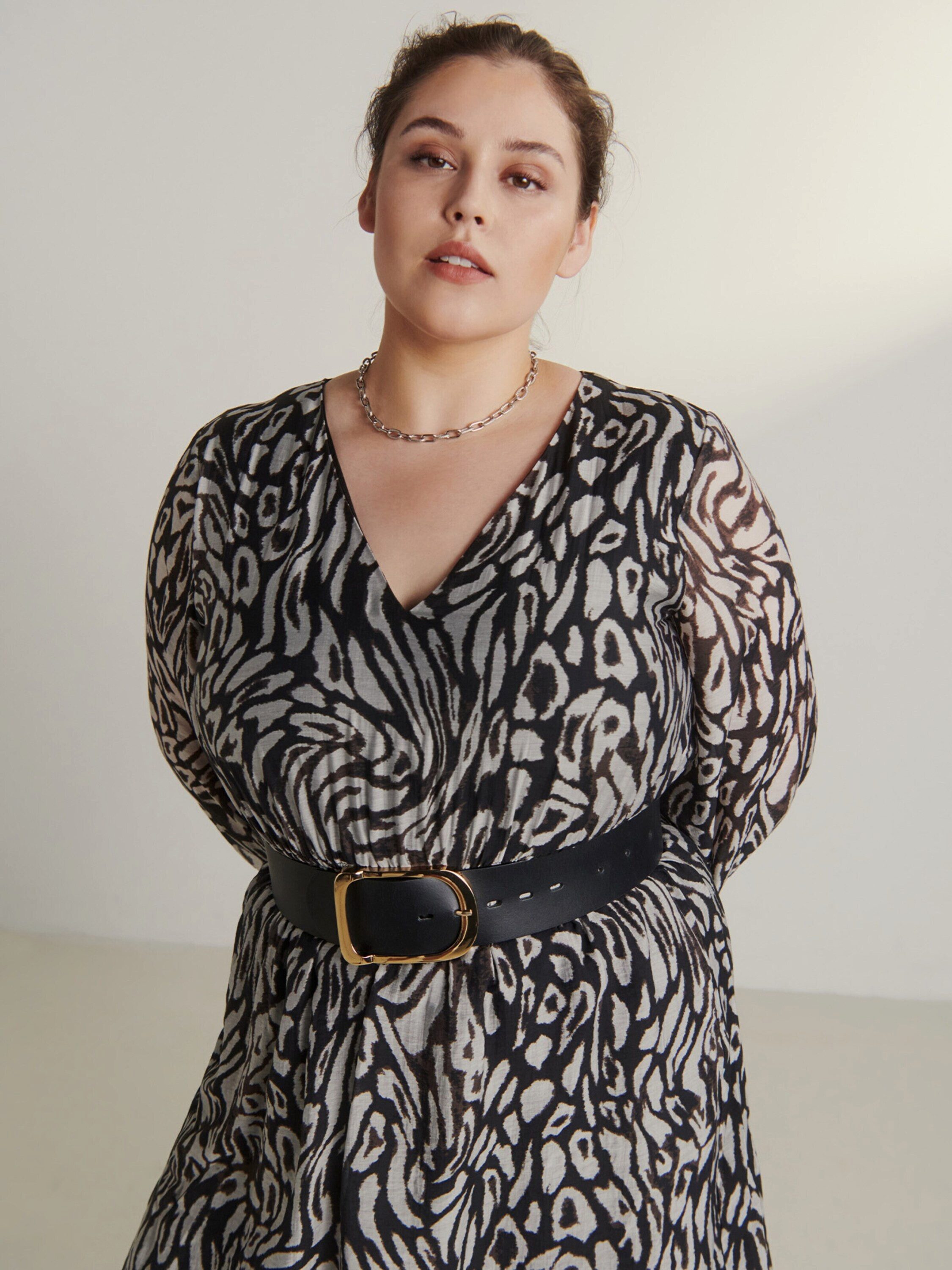 Guido Maria Kretschmer Curvy Minikleid Clarissa (1-tlg) Drapiert/gerafft