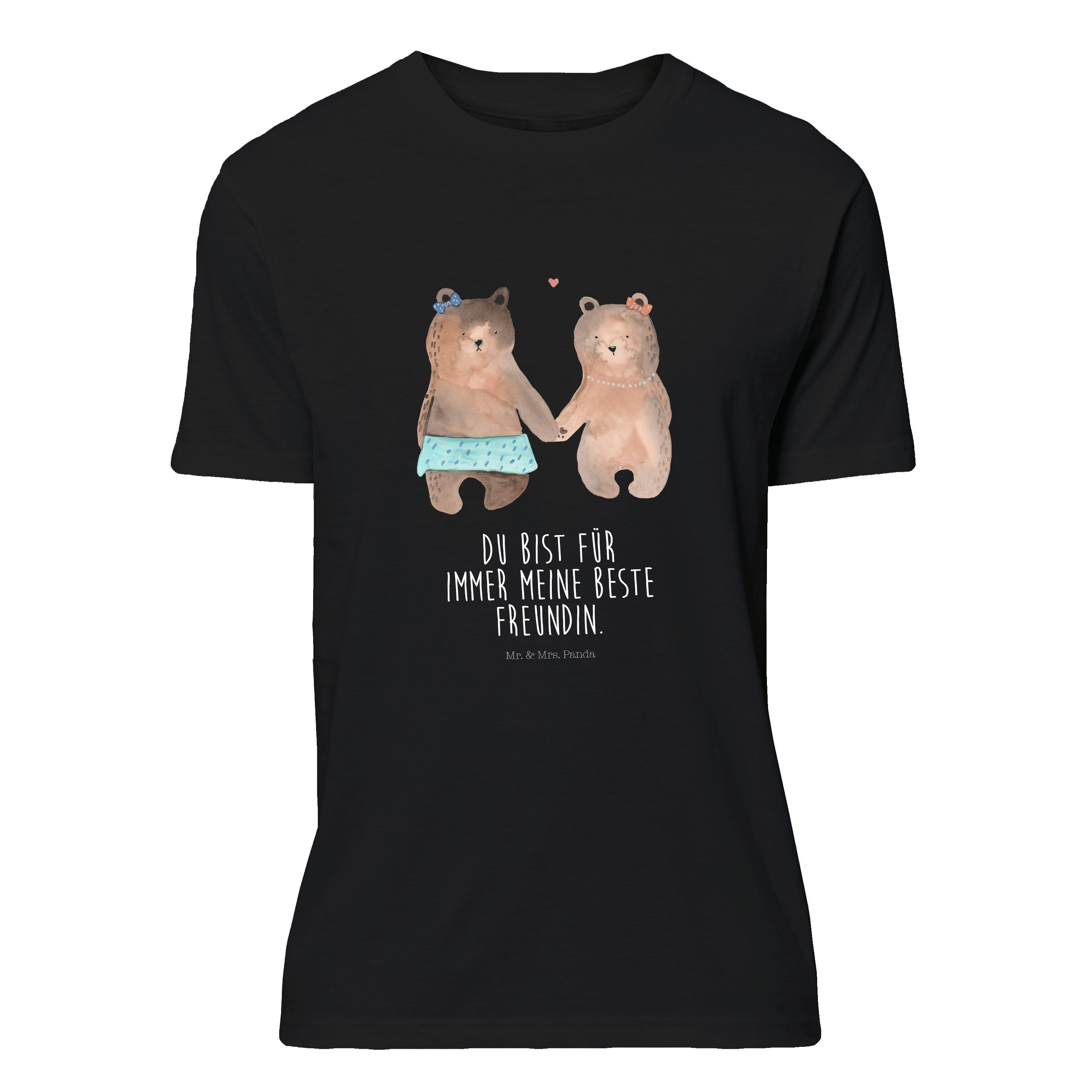 T-Shirt Bär Freundin - Schwarz - Shirt, T-Shirt