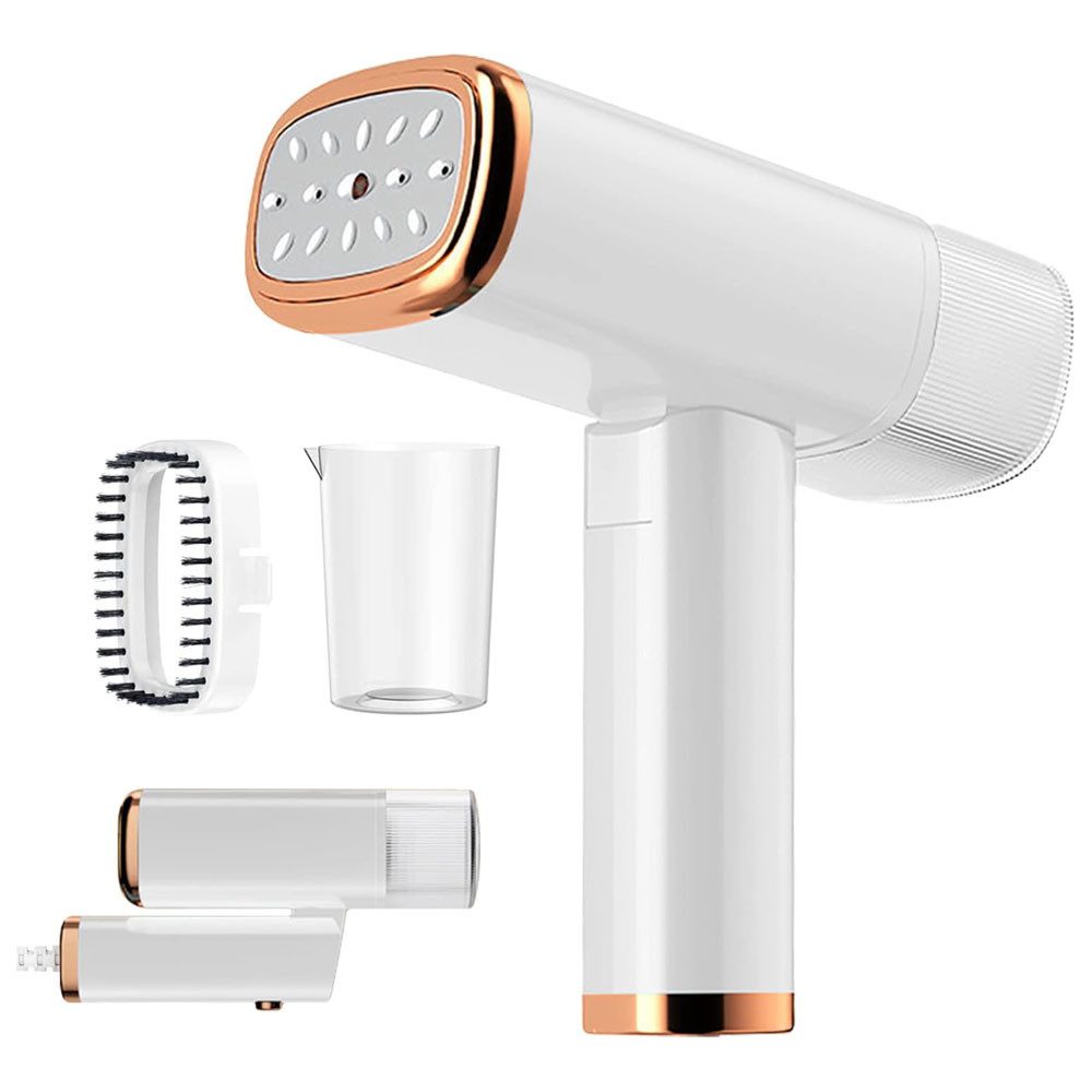 Dampfbürste Dampfglätter 1000W, Faltbarer Handdampfbügler, Tragbarer Reisesteamer