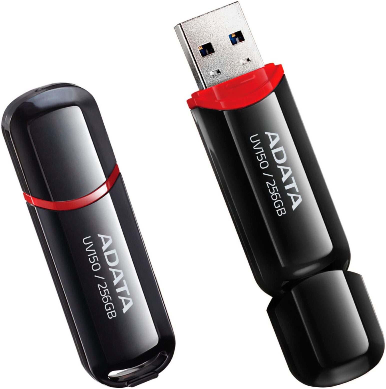 ADATA UV150 256GB USB-Stick (USB 3.2, Lesegeschwindigkeit 100 MB/s)