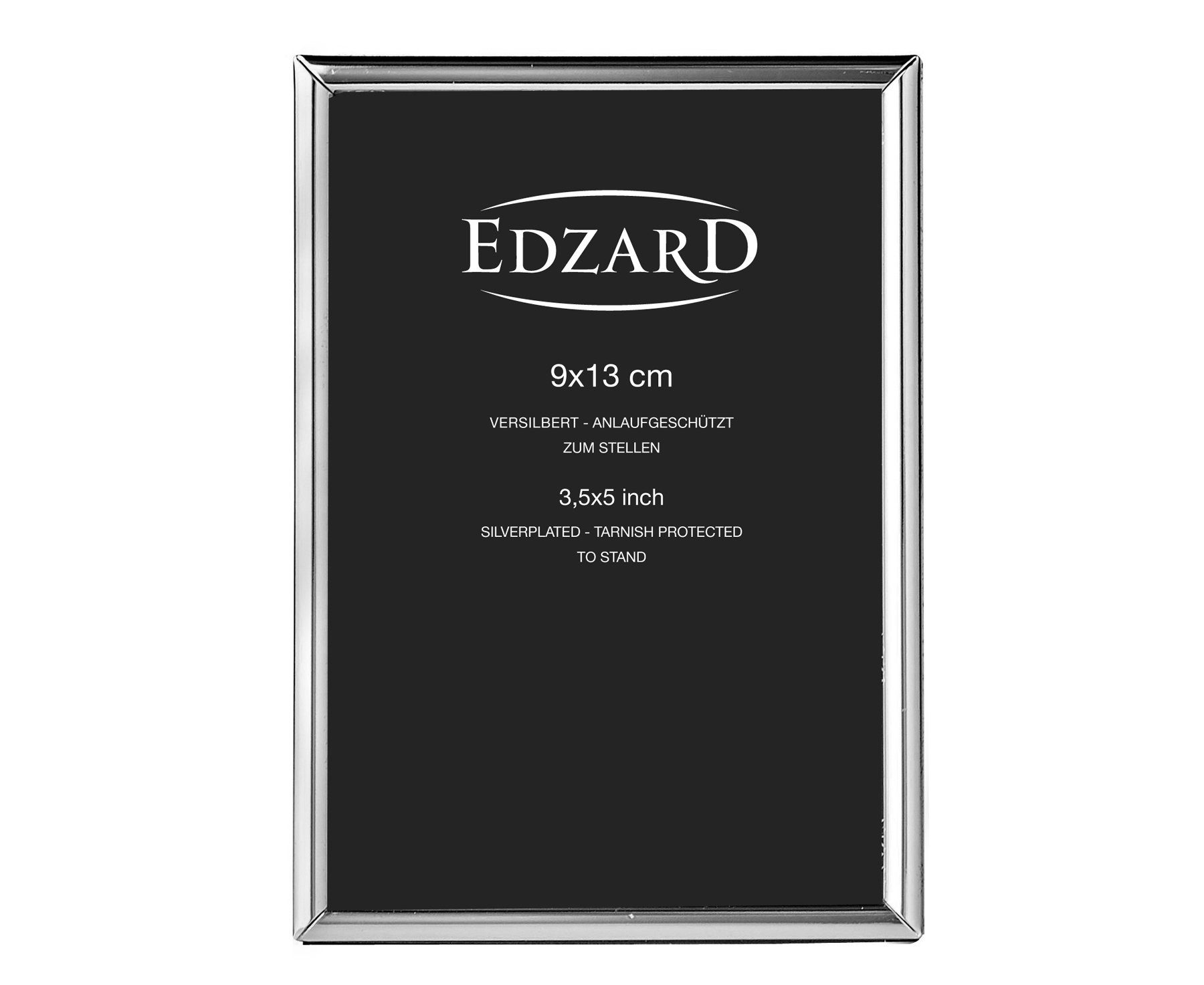 EDZARD Bilderrahmen Genua, edel versilbert und anlaufgeschützt, für 9x13 cm günstig online kaufen