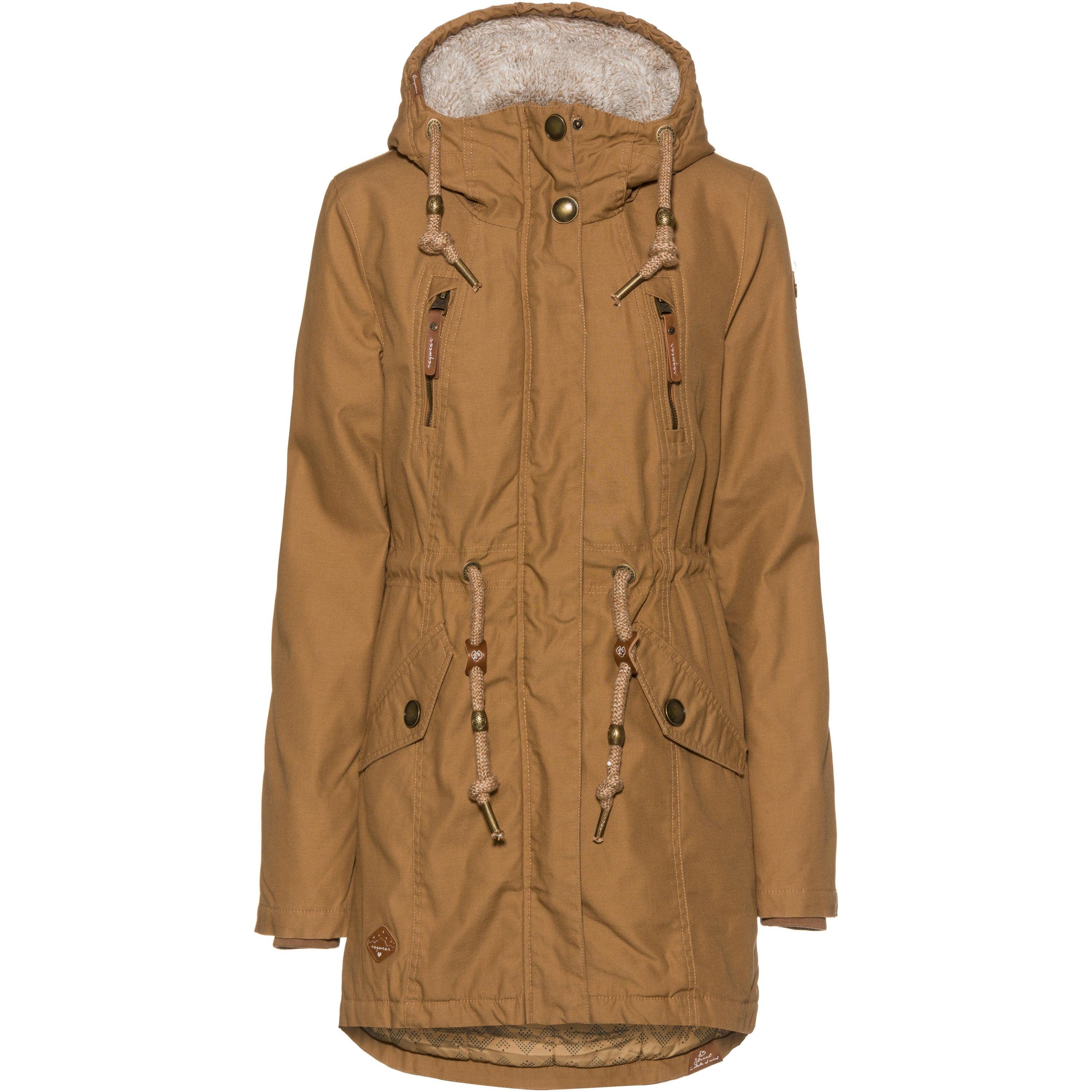 Ragwear Parka »Elsie«, Kapuze mit Kordelzug und Teddyfutter online ...