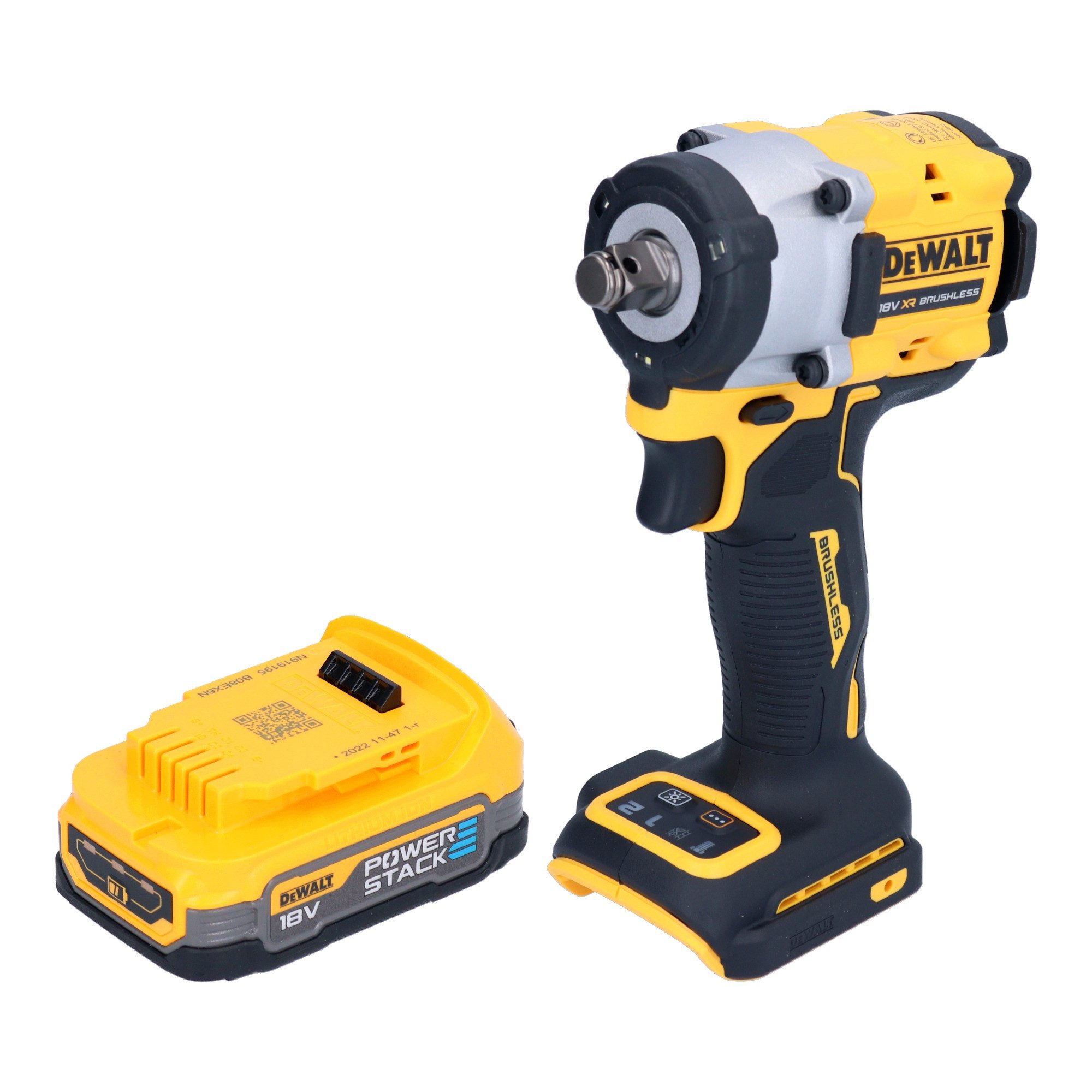 DeWalt Akku-Schlagschrauber DCF 921 N Akku Schlagschrauber 18 V 400 Nm 1/2" Brushless + 1x