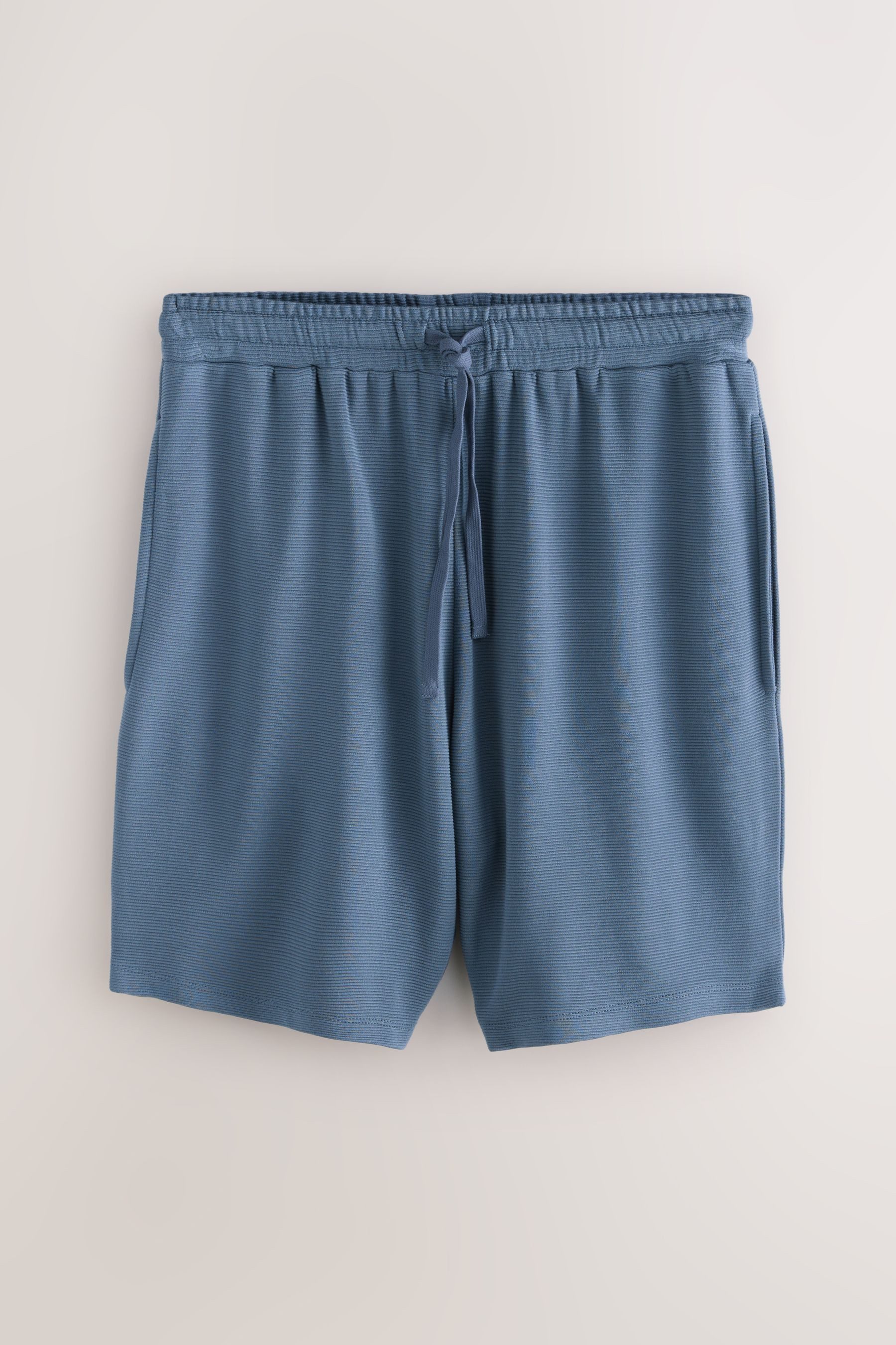 Next Pyjamahose Gerippte Ottoman Shorts aus Modal, 3er-Pack (3-tlg)