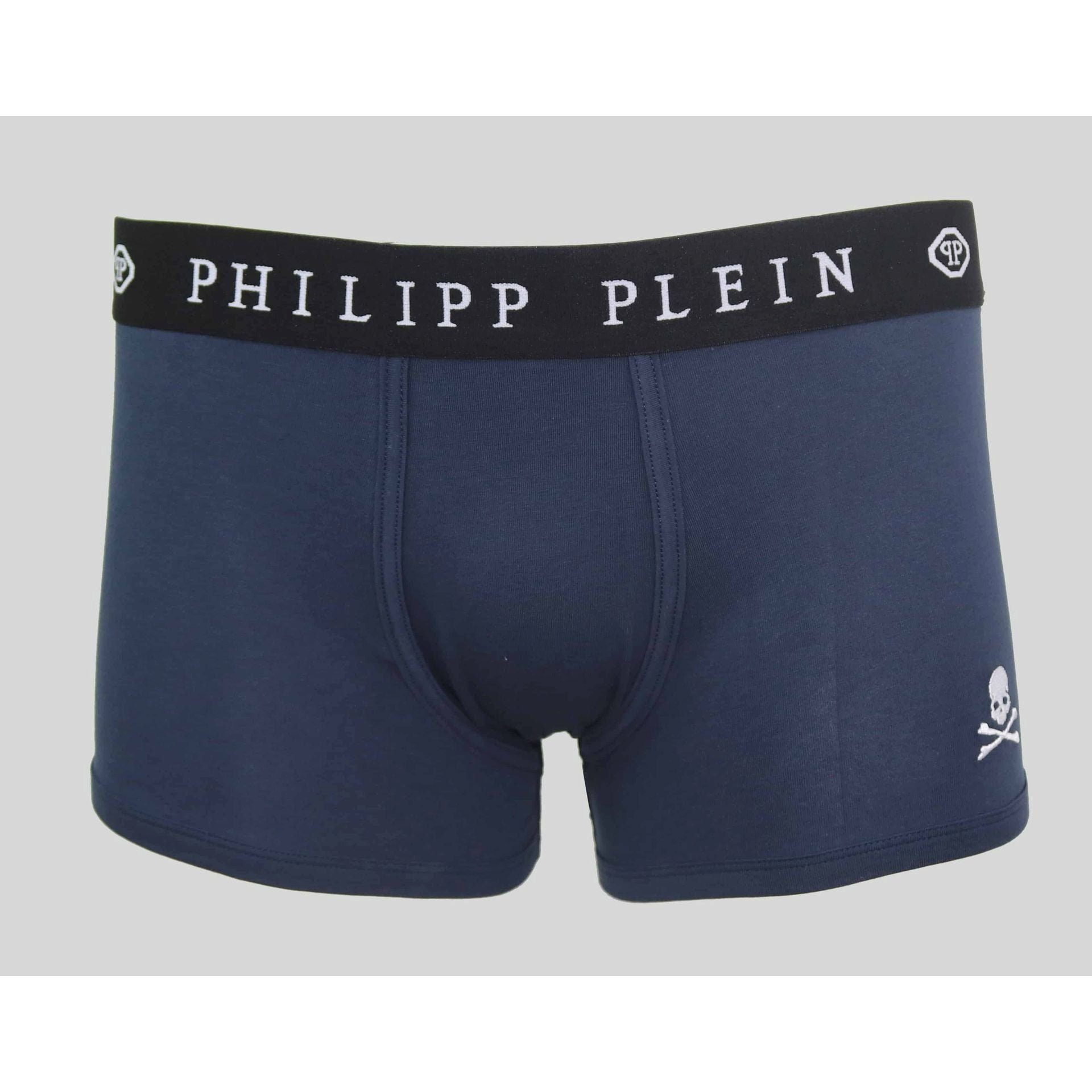PHILIPP PLEIN Boxershorts, (2er-Pack) blau 2er-Pack, Navy