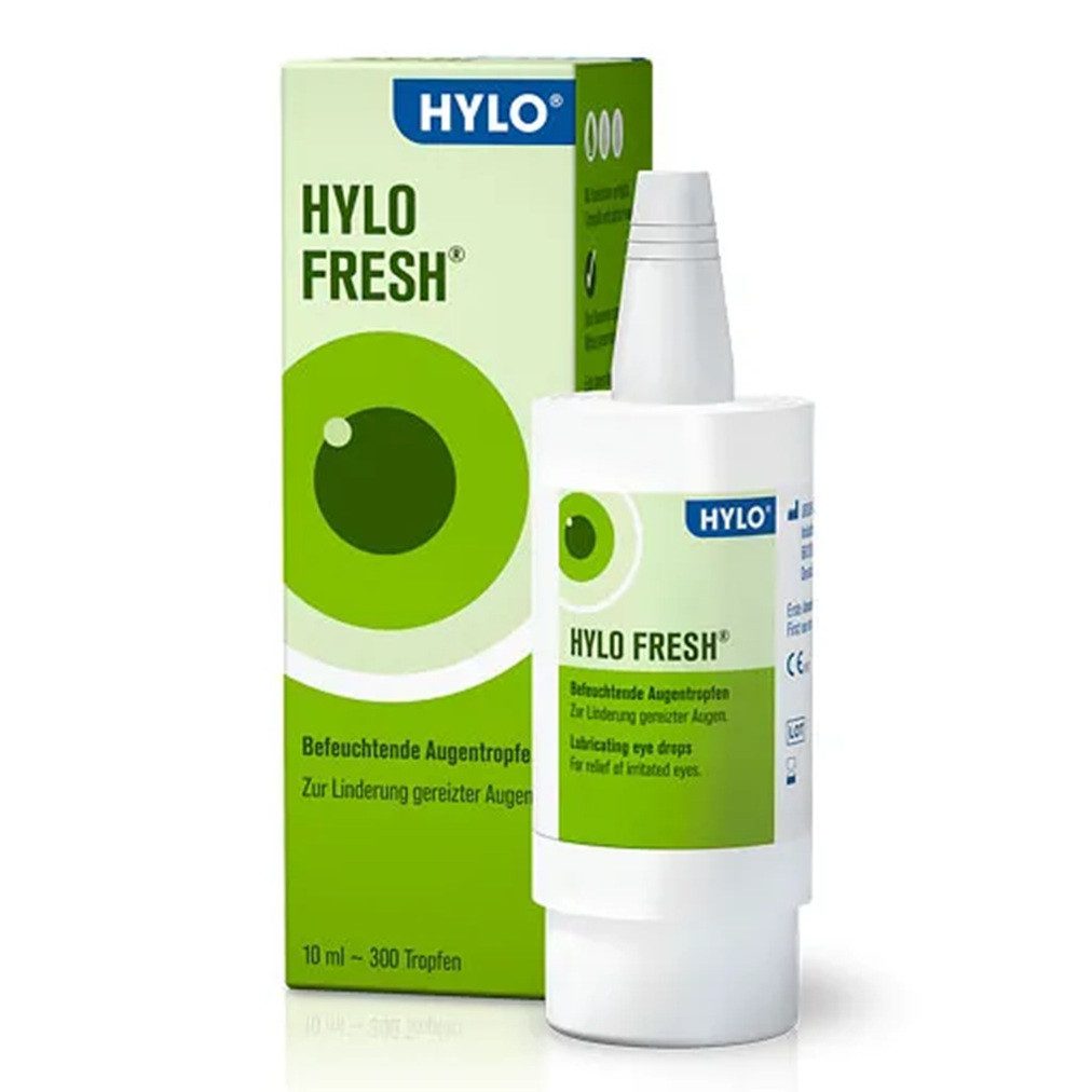 URSAPHARM Arzneimittel GmbH Augentropfen HYLO-FRESH Augentropfen 10 ml, Schnelle Erfrischung für müde oder leicht trockene Augen