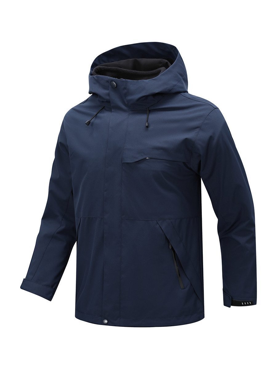YOUTHUP 3-in-1-Funktionsjacke 3-in-1 Wasser- und Winddichte Übergangsjacke – Bild 3 von 5