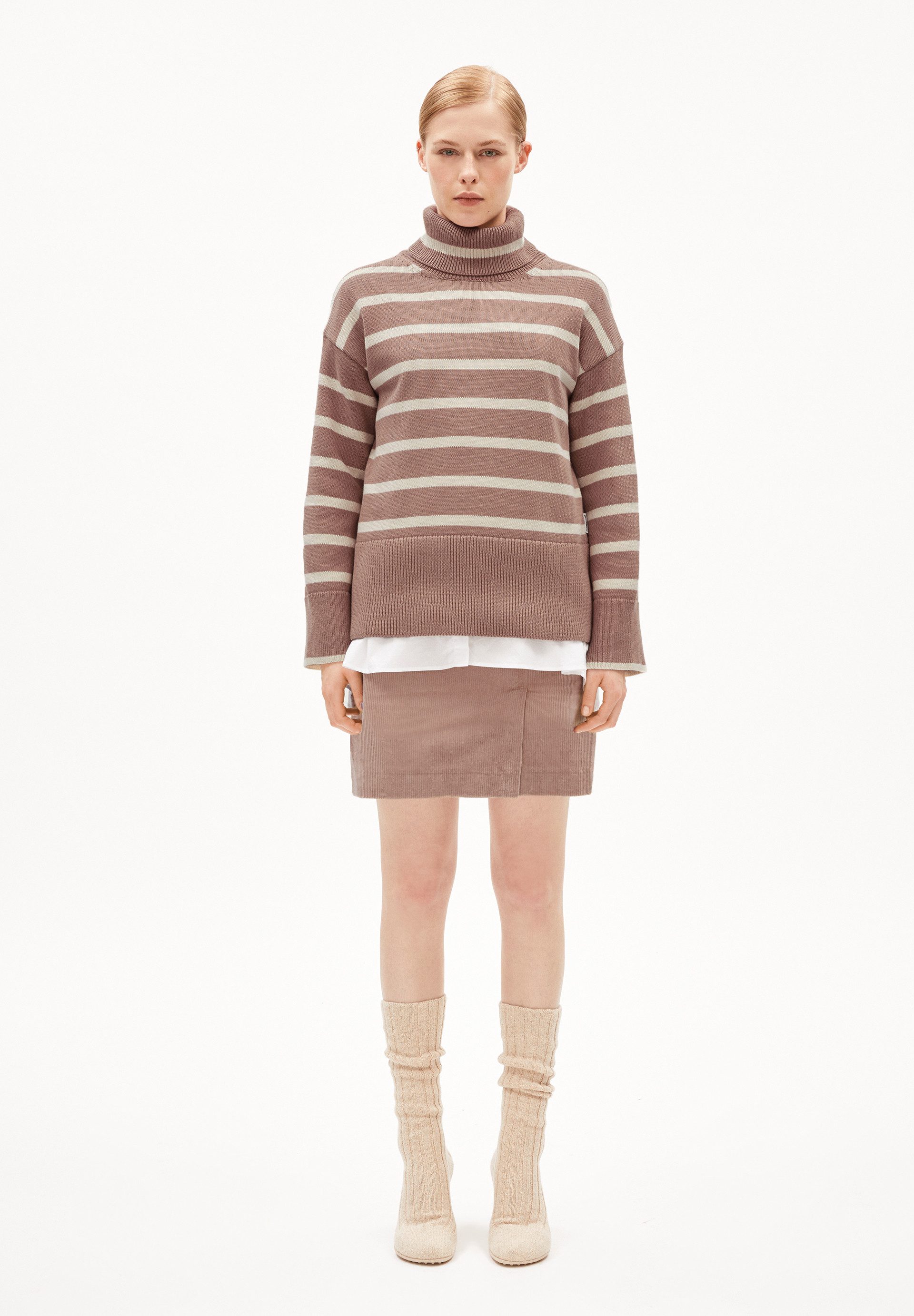 Armedangels Strickpullover CHANAA STRIPES Loose Fit