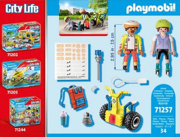 Playmobil® Konstruktions-Spielset Starter Pack, Rettung mit Balance-Racer (71257), City Life, (34 St), Made in Europe