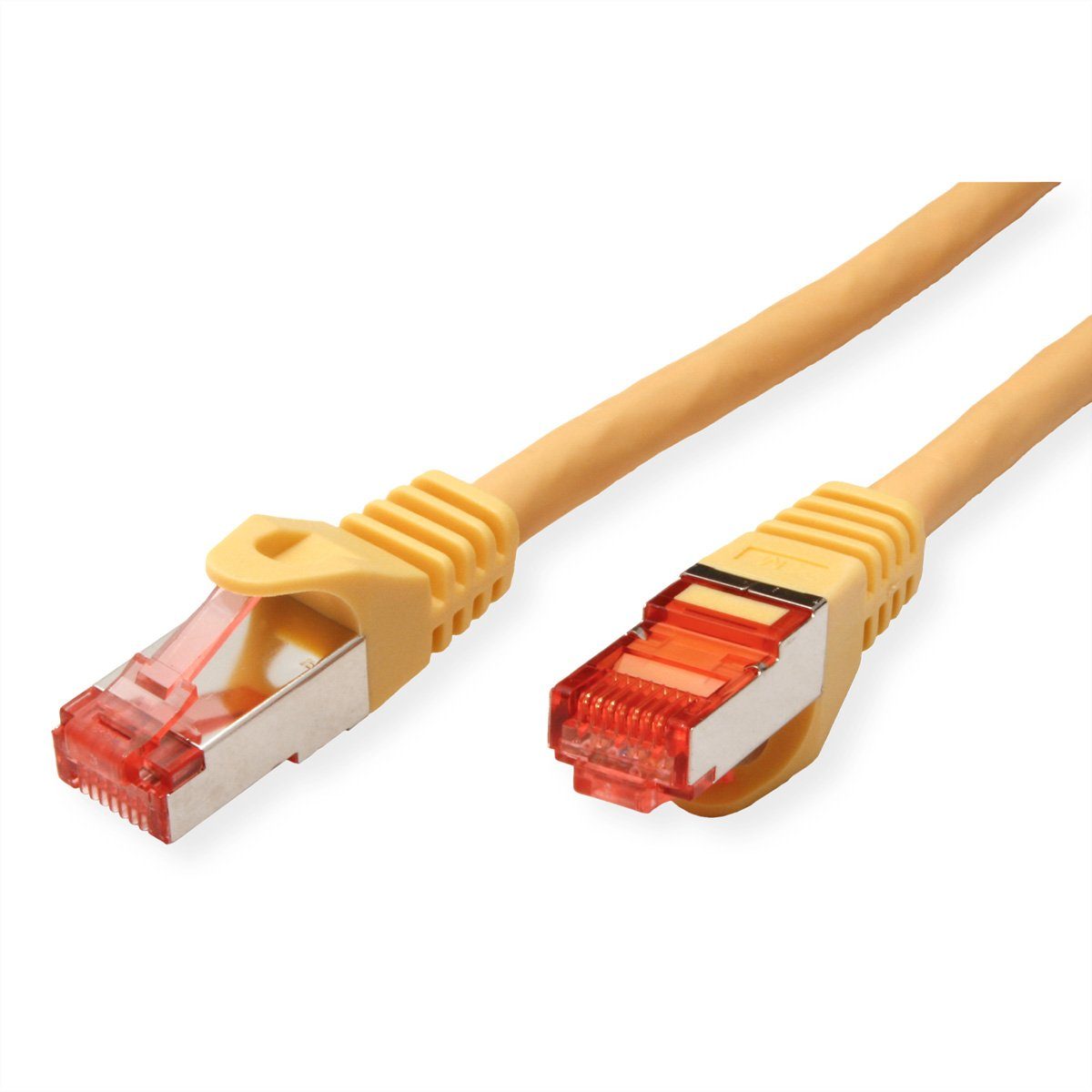 ROLINE Patchkabel Cat.6 S/FTP (PiMF) LAN-Kabel, RJ-45 Männlich (Stecker), RJ-45 Männlich (Stecker) (30.0 cm), Component Level, LSOH