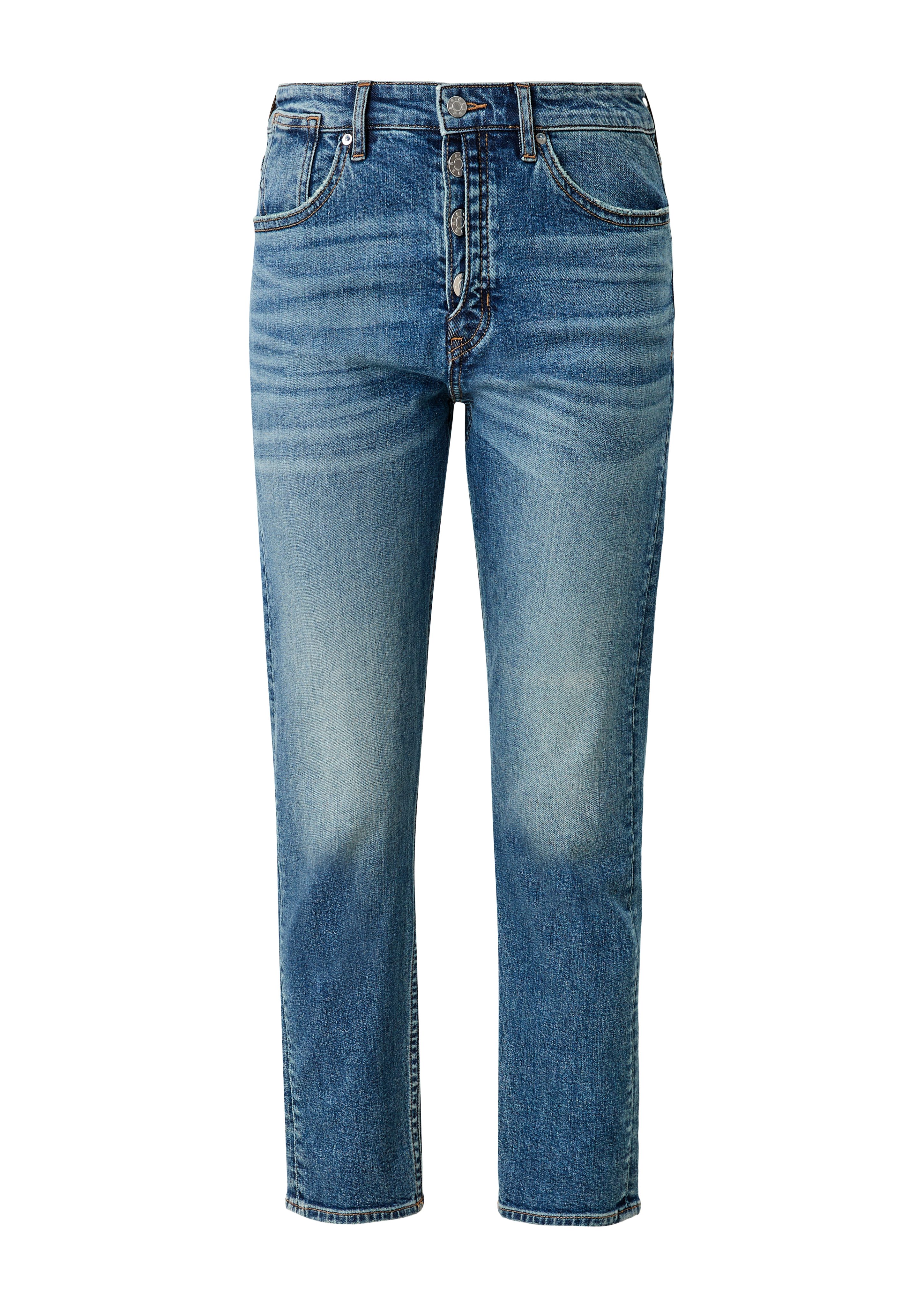 Ankle-Jeans Mid / Franciz / Waschung Fit Tapered Leg s.Oliver / 7/8-Jeans Relaxed Rise