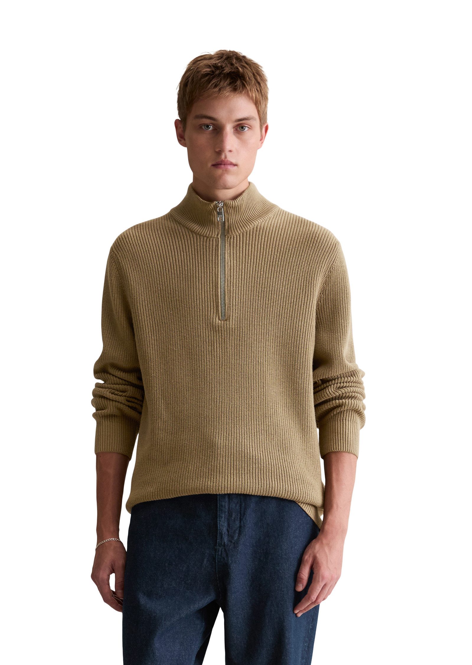 Marc O'Polo DENIM Troyer aus reiner günstig online kaufen