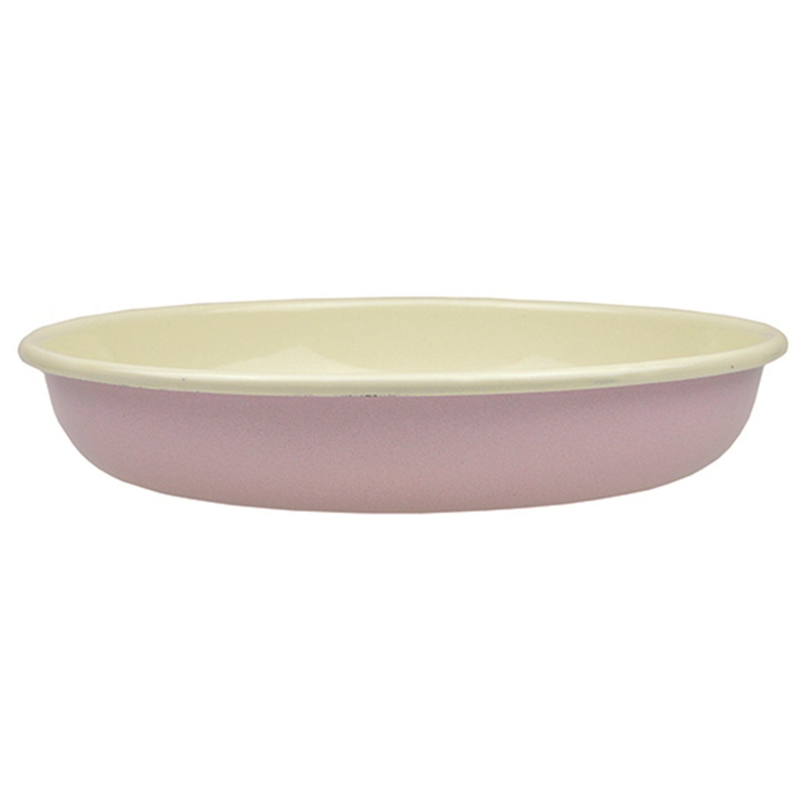 Neuetischkultur Teller Teller tief 24cm Retro, (1 St) Rosa, Creme