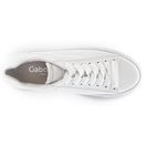 Gabor FLORENZ Plateausneaker, Freizeitschuh, Halbschuh, Schnürschuh mit dezenten Ziernähten