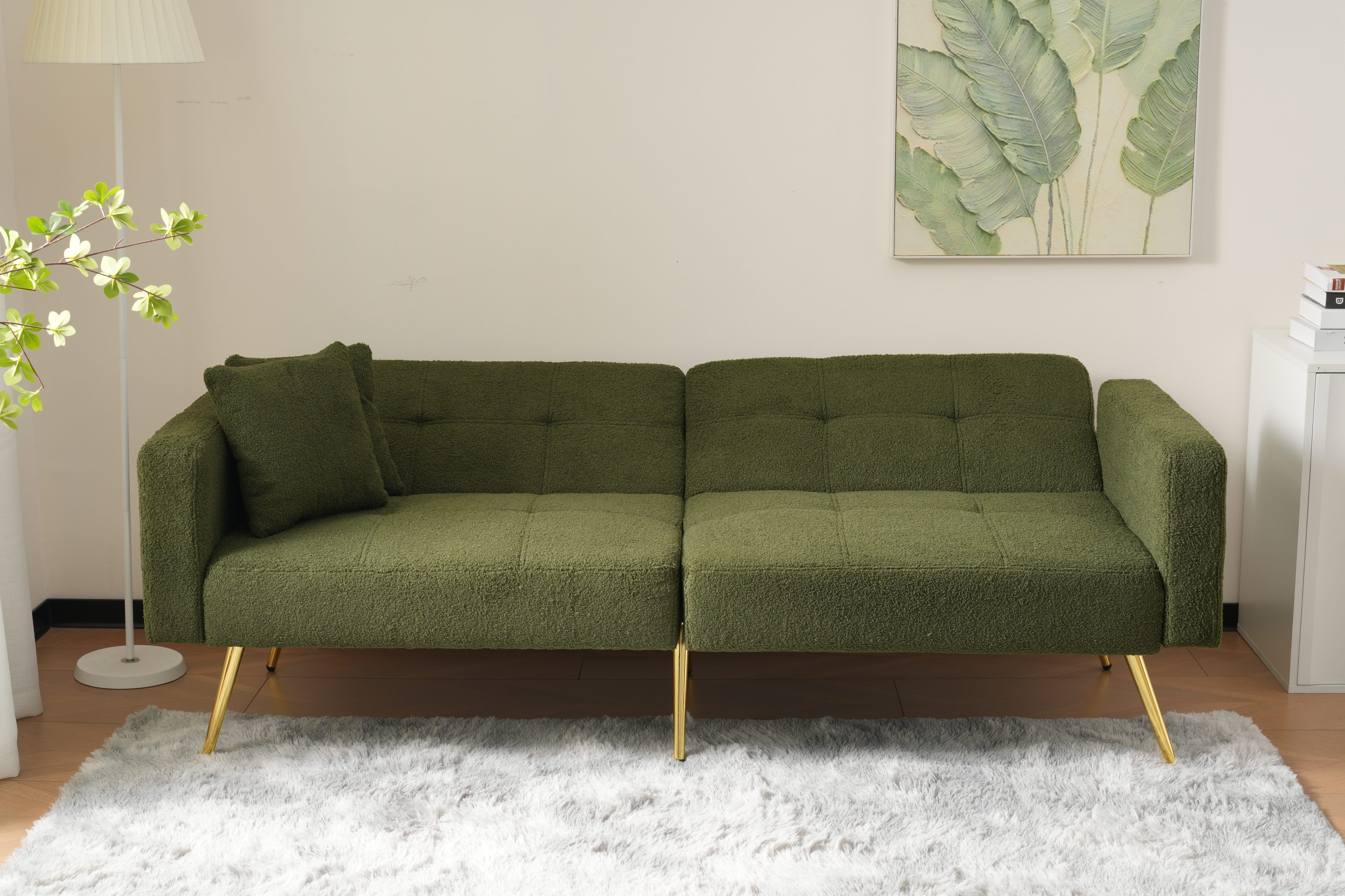 REDOM Schlafsofa mit Bettfunktion, Bettsofa,Klappsofa,Gästebett, verstellbarem Winkel