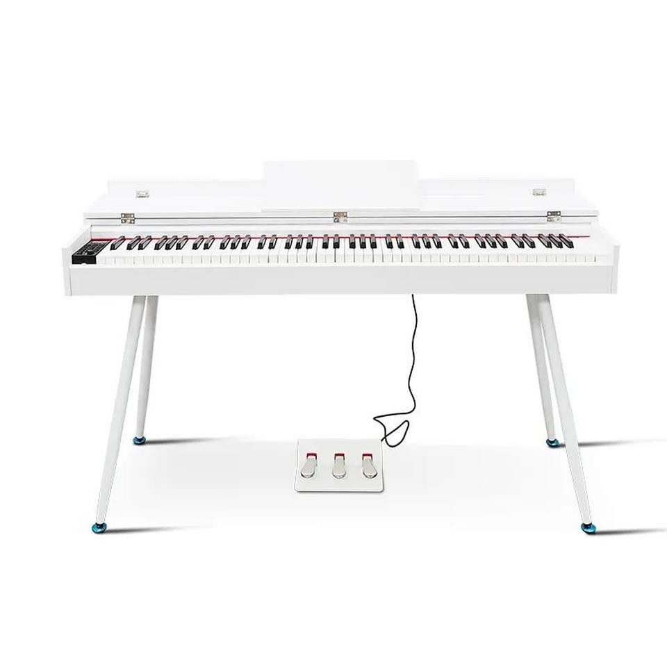 JVmoebel Digitalpiano Piano Digitalpiano Stage Klavier Hochglanz Weißes Heimklavier (Maße Digitale Klaviere), Made in Europe