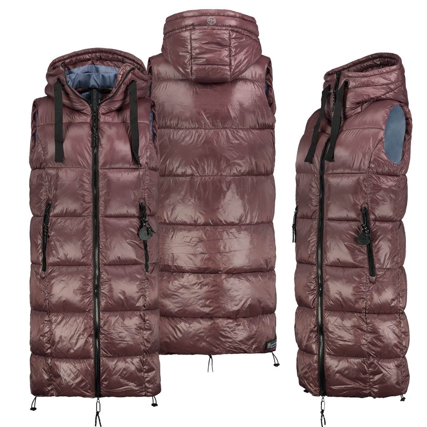 Fresh Made Steppweste Lange Stepp weste günstig online kaufen