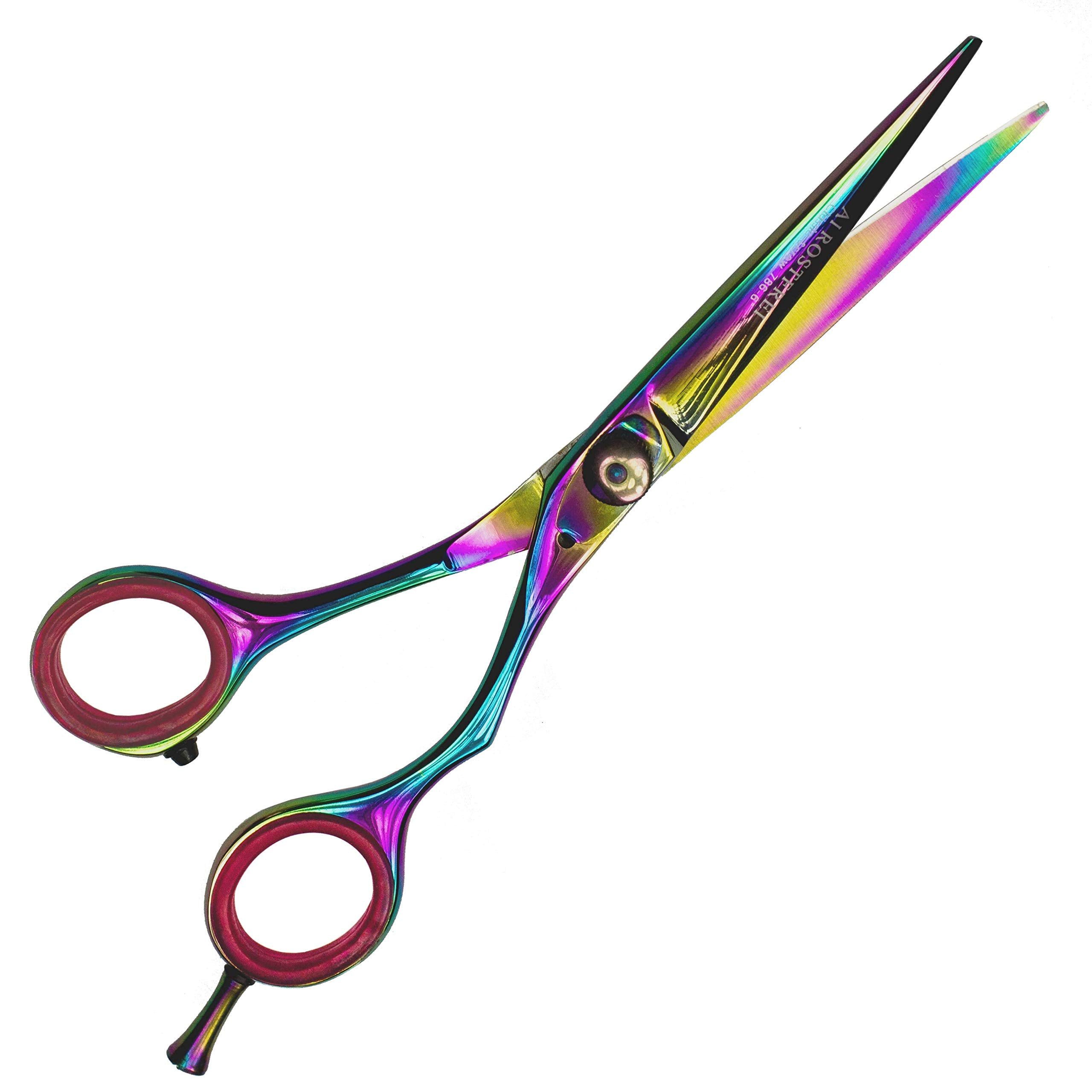 May Haarschere Haarschneideschere 6.0 Zoll - Friseurschere - mit Titanbeschichtung