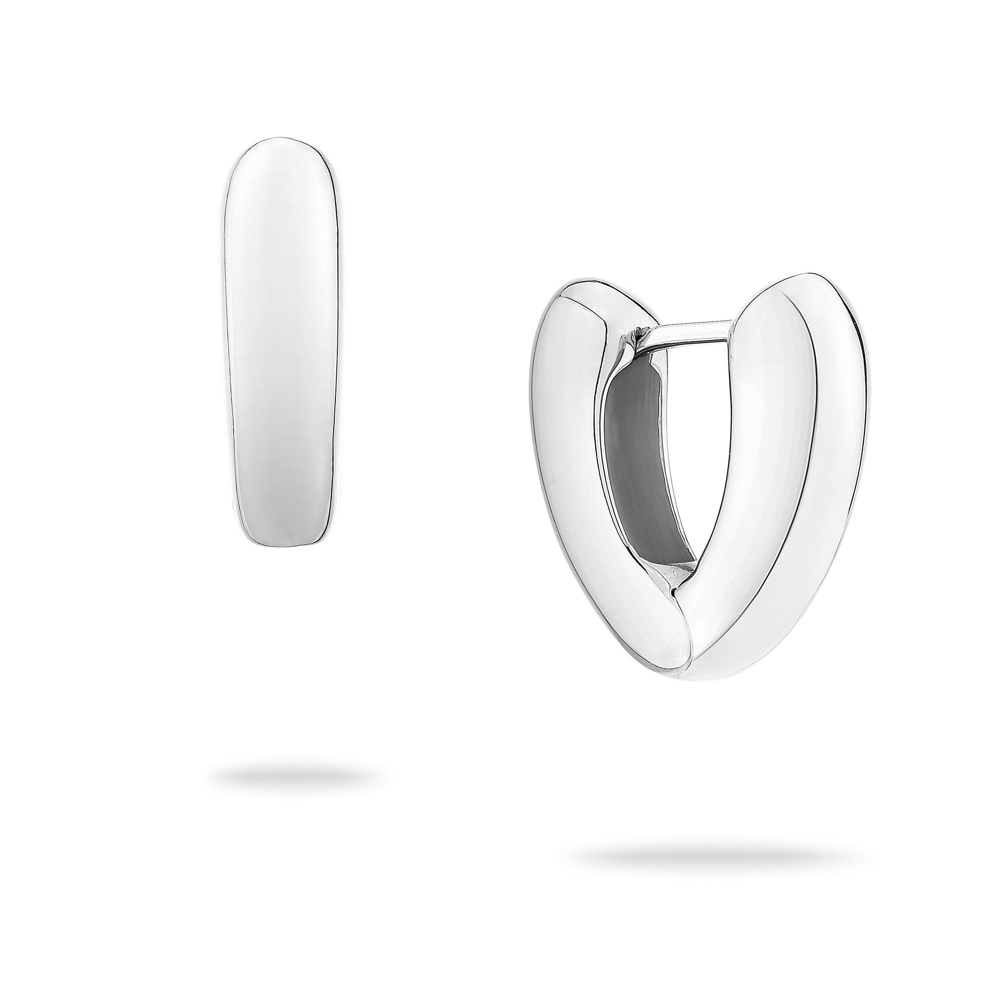 Paar Creolen Schmuck Geschenk Edelstahl Ohrringe The Modern Basic